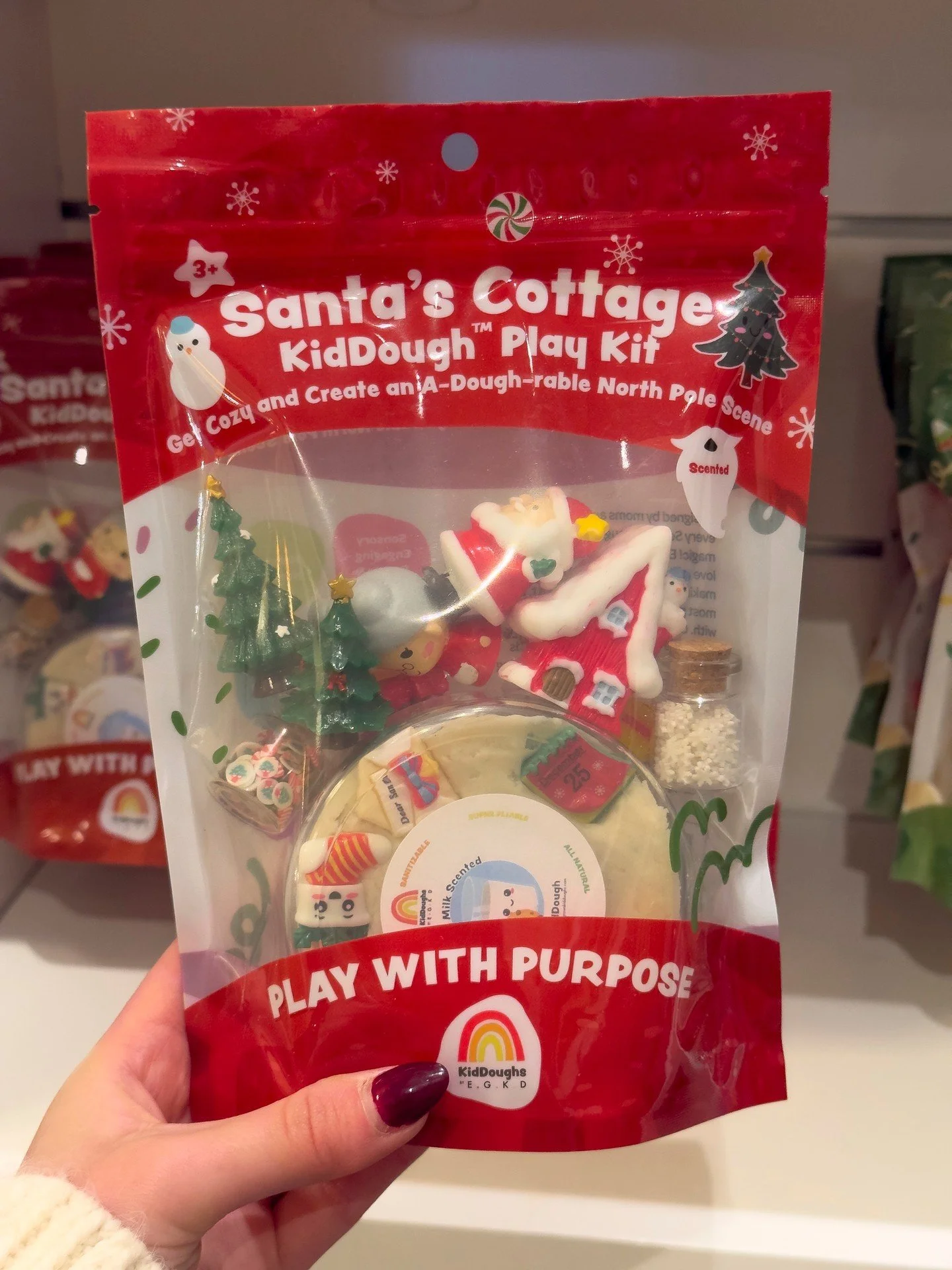Holiday magic, minus the screen time.✨
Festive @earthgrownkiddoughs play kits that make excellent gifts - and even better distractions. 😉 

#delawareboutique #christmasgifting #stockingstuffers #screenfreeplay #kidsholidaygifts