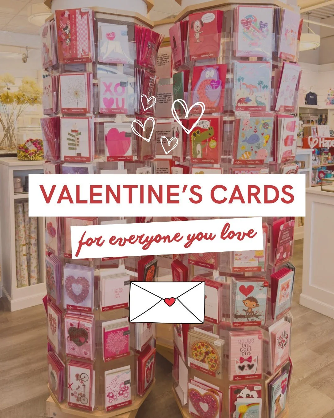 Kids, partners, grandparents, pets - we have Valentine&rsquo;s Day cards that hit every kind of love. 💌

Sweet, funny, and perfectly on point.
Stop in and find the ones that feel just right. 💕

#ValentinesDay #ValentinesDay2026 #LoveNotes #Delaware