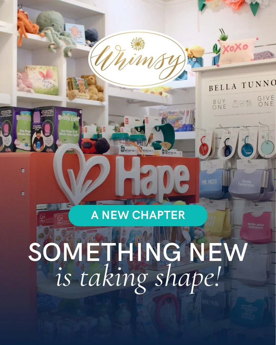 A little note from us, with big love behind it. 🤍

Whimsy has always been shaped by the people who walk through our doors - the celebrations you&rsquo;ve invited us into, the gifts you&rsquo;ve picked with care, the little ones you shop for, and the