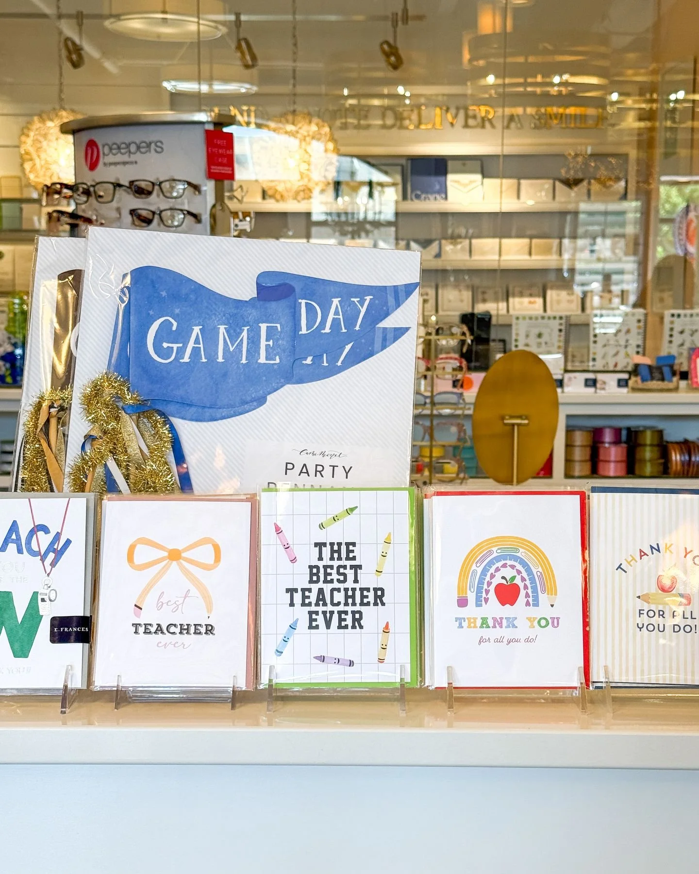 Teachers = somehow educators, cheerleaders, problem-solvers, and miracle workers all at once. 🍎✨

As the school year comes to a close, don't forget the small gesture that always means so much - a handwritten thank you.

We just stocked some of the s