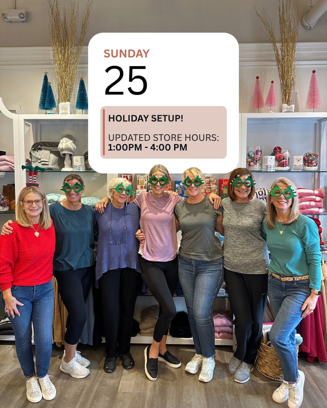 Santa&rsquo;s helpers are clocking in early! 🎄✨

We&rsquo;re giving Whimsy a little holiday makeover this Sunday, October 25th, so we&rsquo;ll be opening a bit later than usual.

🎁 Updated Store Hours: 1-4 PM

Stop by and see the holiday magic come