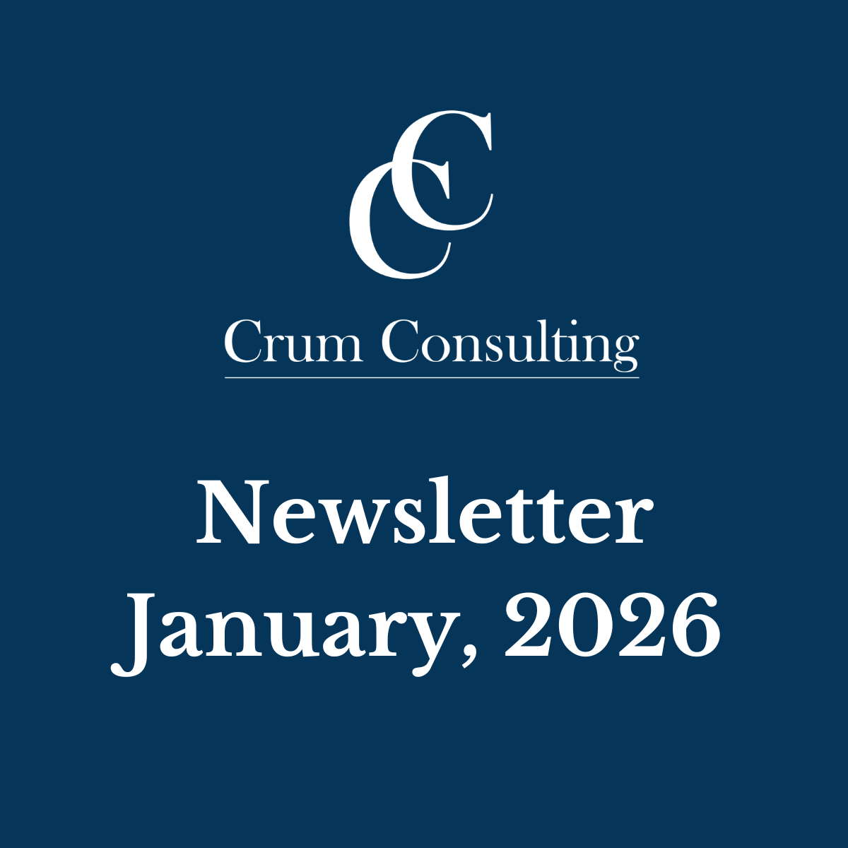 Newsletter; January 2026