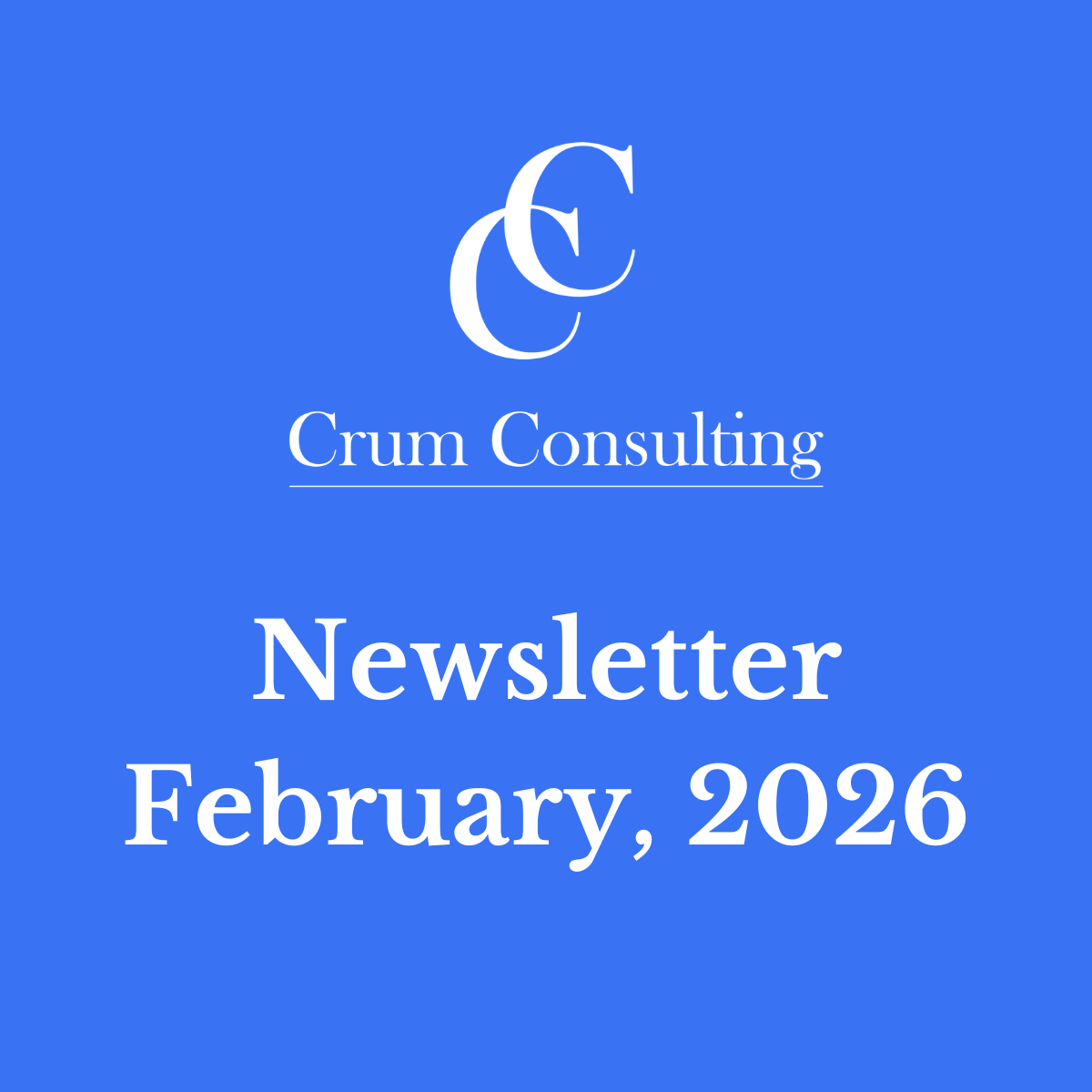 Newsletter; February 2026