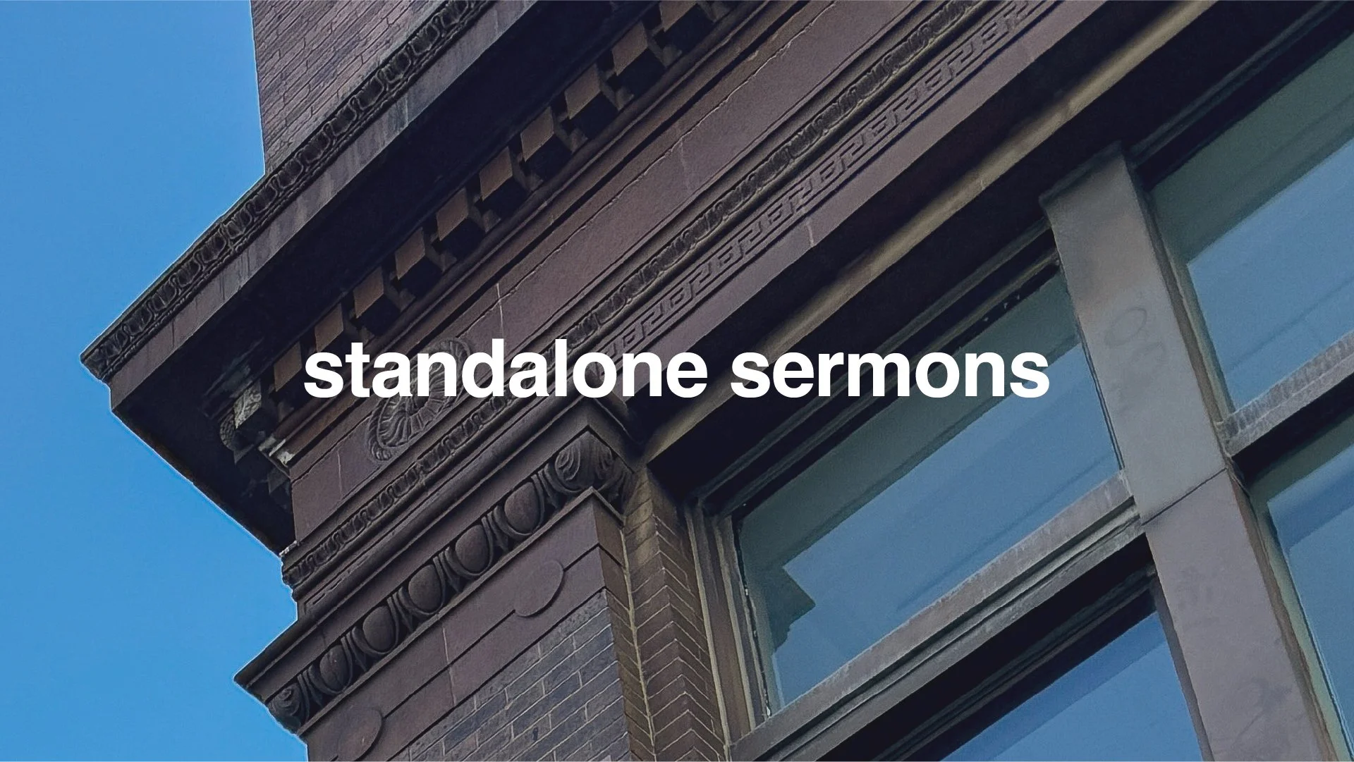 Standalone Sermons