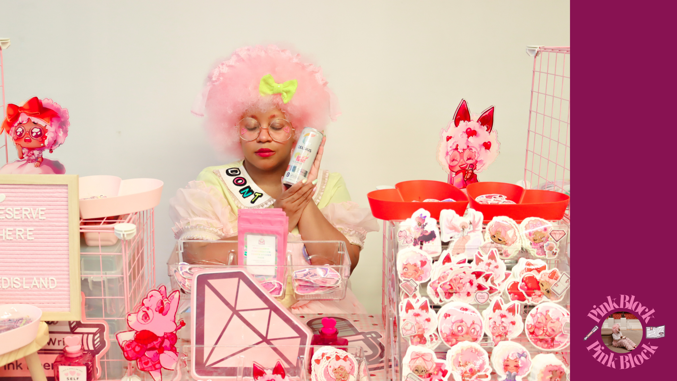 Pink Blockit One Table Closer to the Dream | Pink Block: Author Journey, Creative ...