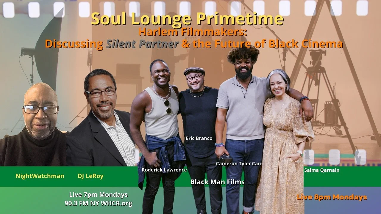 We are on the radio, FB, and YouTube TONIGHT! Tune in!
 
Repost from @soulloungeprimetime 

On tonight&rsquo;s Soul Lounge Primetime, the Night Watchman and I will talk with the founders and creative forces behind Black Man Films, and their mission t