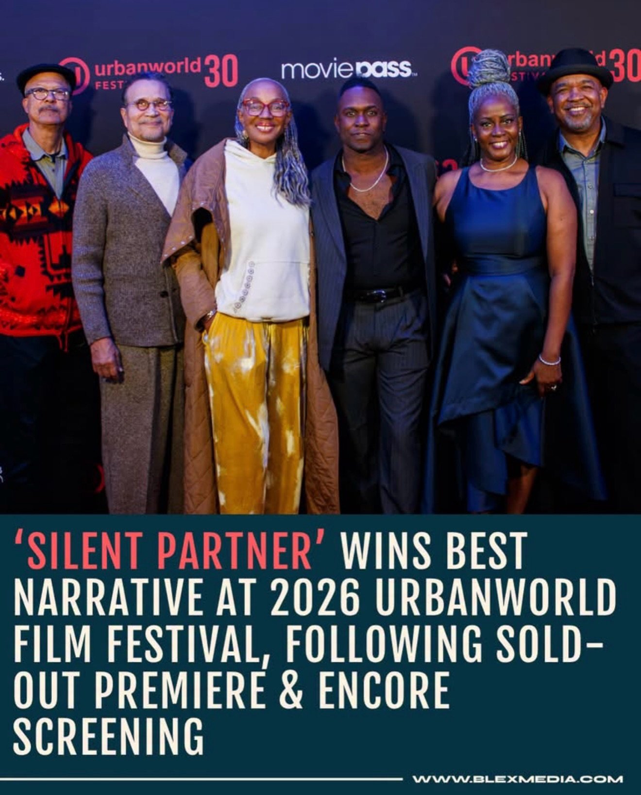 🙏🏿 @blex_media for the beautiful coverage

&ldquo;Between a sold-out premiere, a rare encore screening, and now a top festival win, all inside a single week, Silent Partner is heading into its next phase of distribution with about as much momentum 