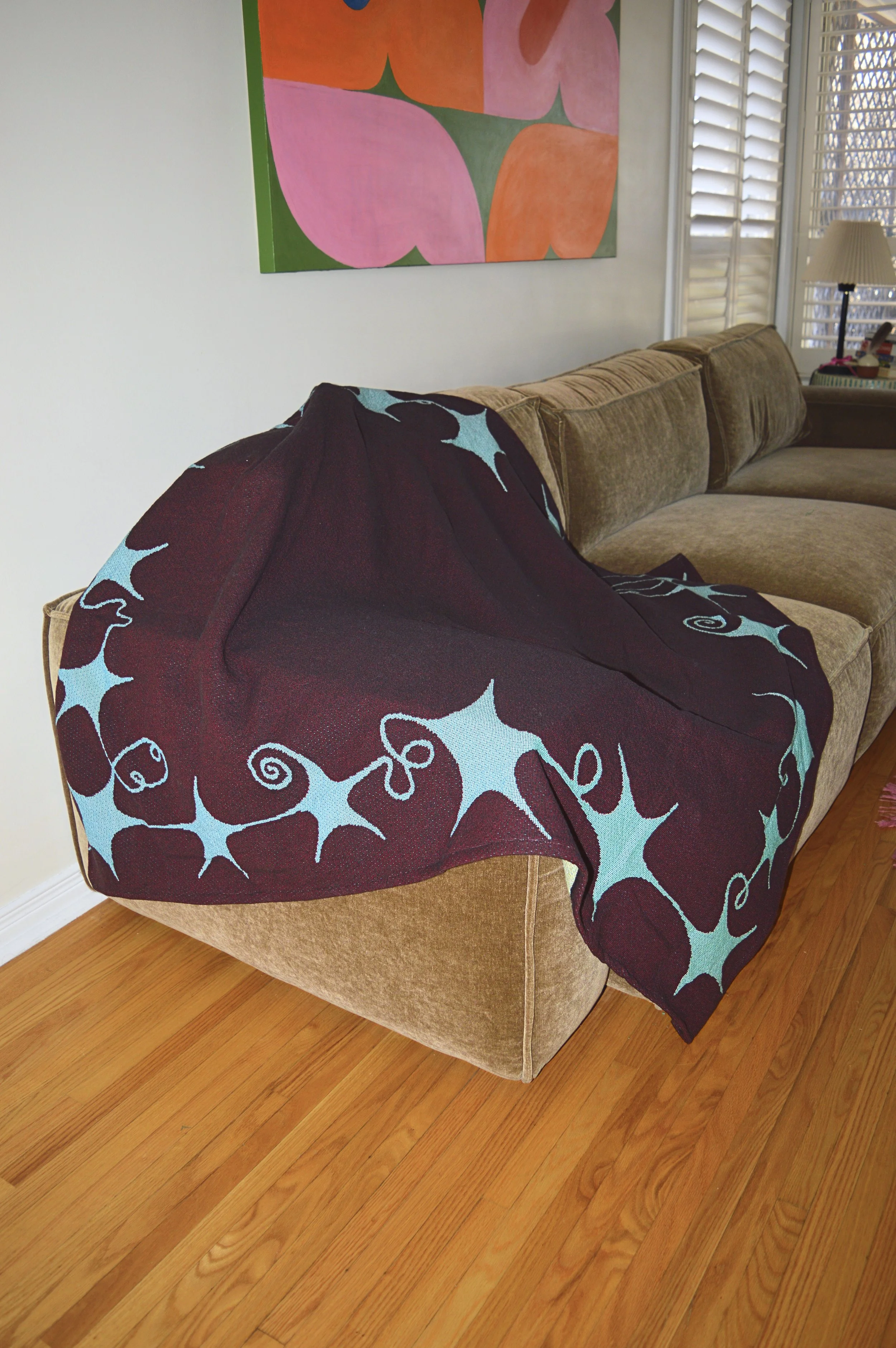 The Swirly Star Throw Blanket