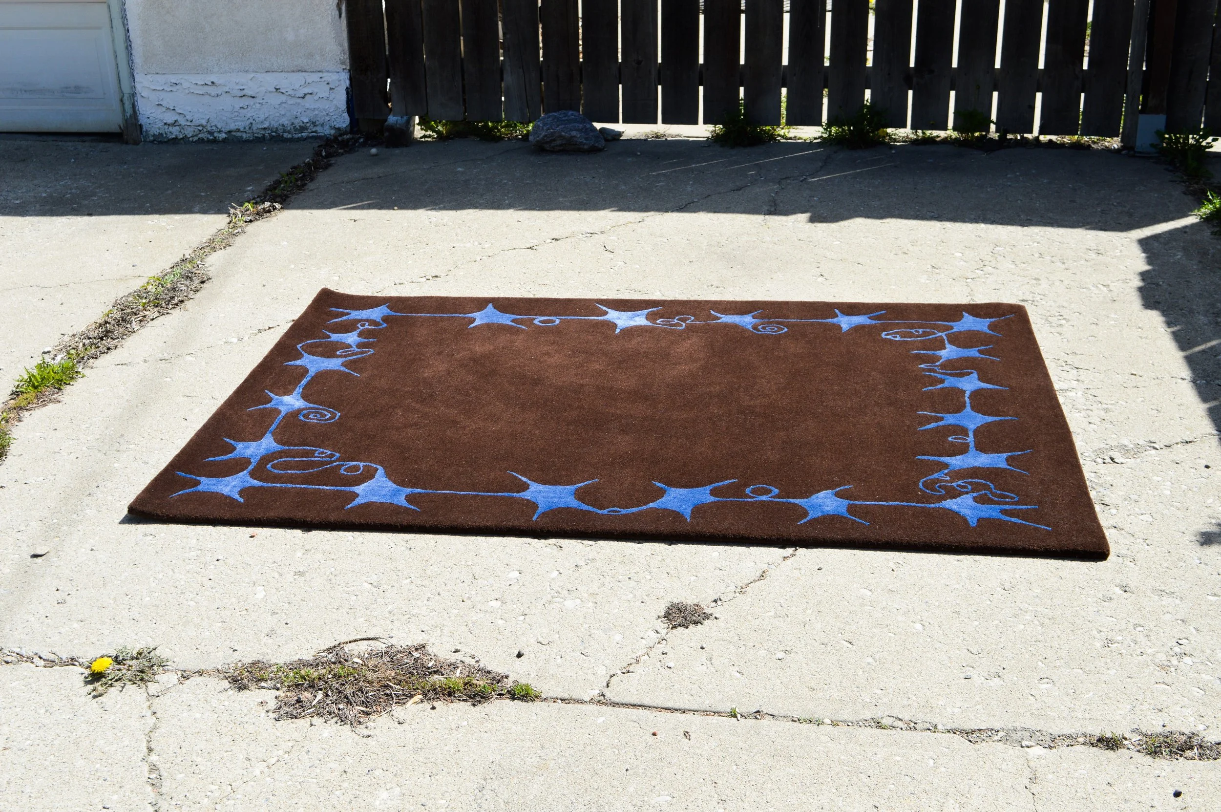 The Swirly Star Rug : Brown 3.jpg