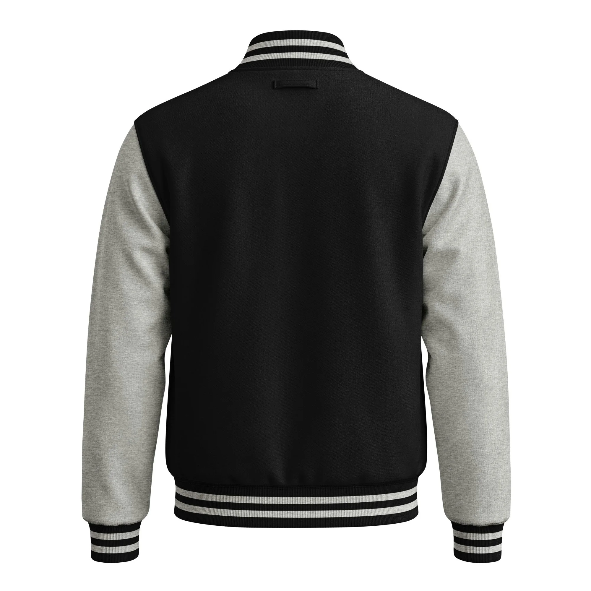 unisex-heavyweight-letterman-jacket-jet-black-heather-grey-back-6a7b6f9fa0b1e.jpg