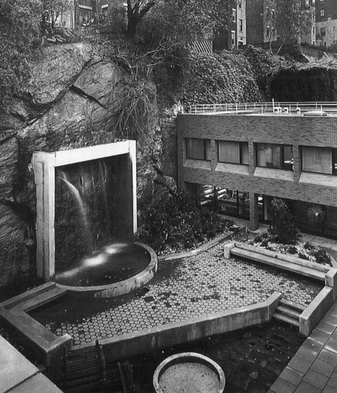 Rear Garden of Franzen Building