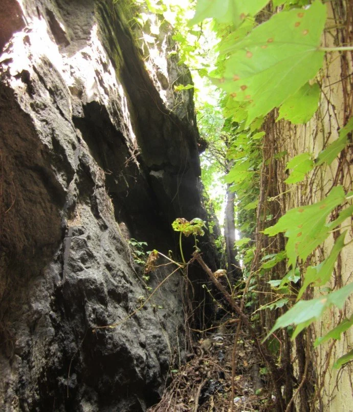 View of Rockface Behind Theater