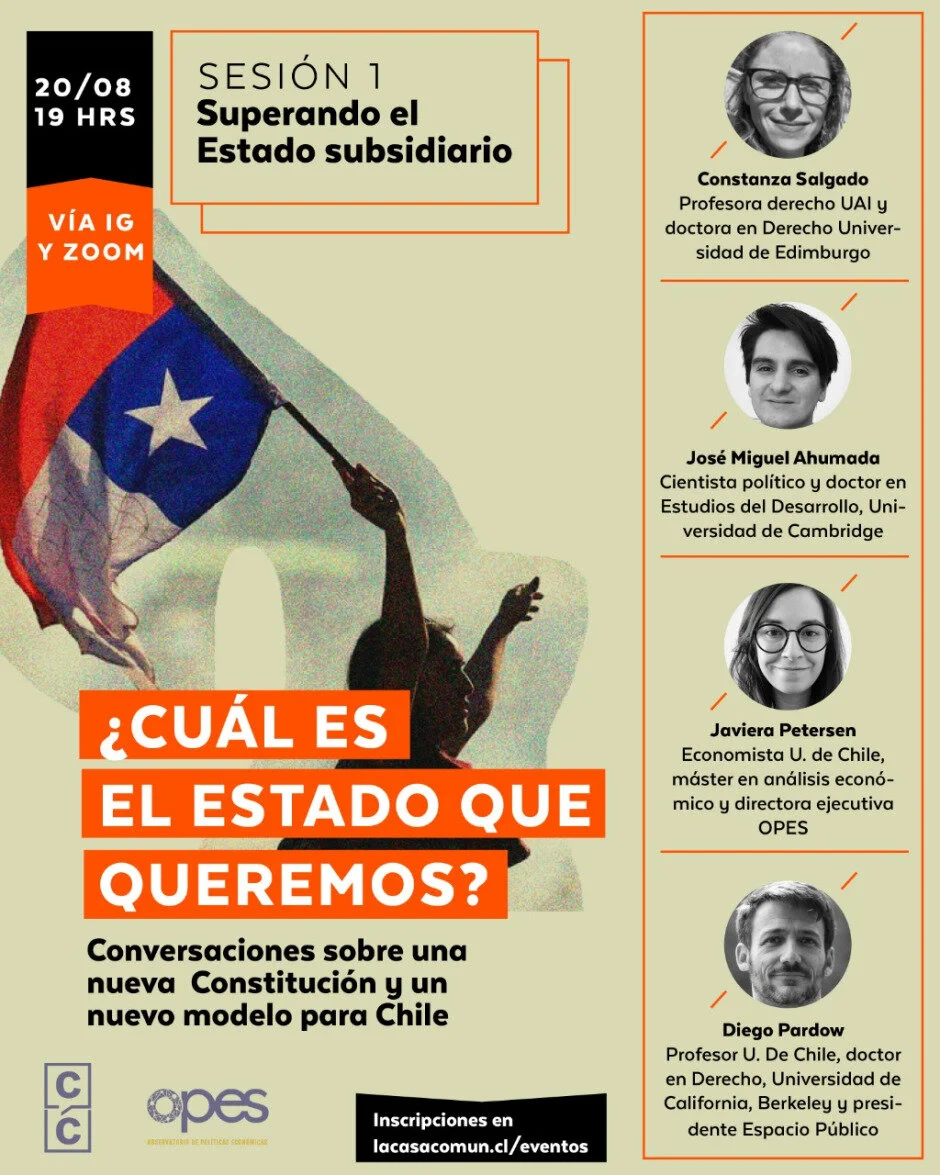 ¿Cual es el Estado que queremos? Ciclo de conversaciones junto a La Casa Común