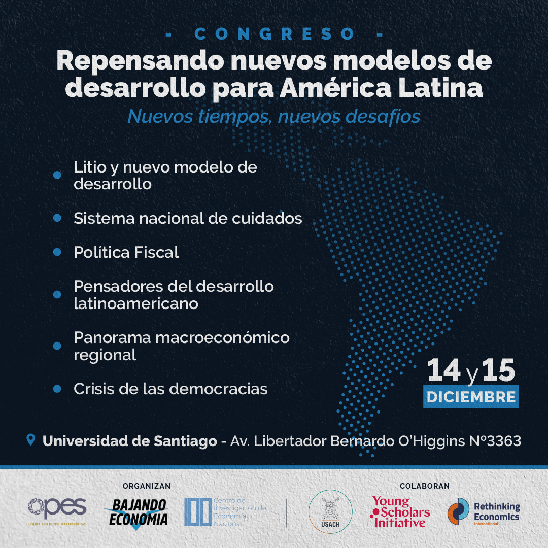 OPES Y Bajando Economía anuncian congreso 