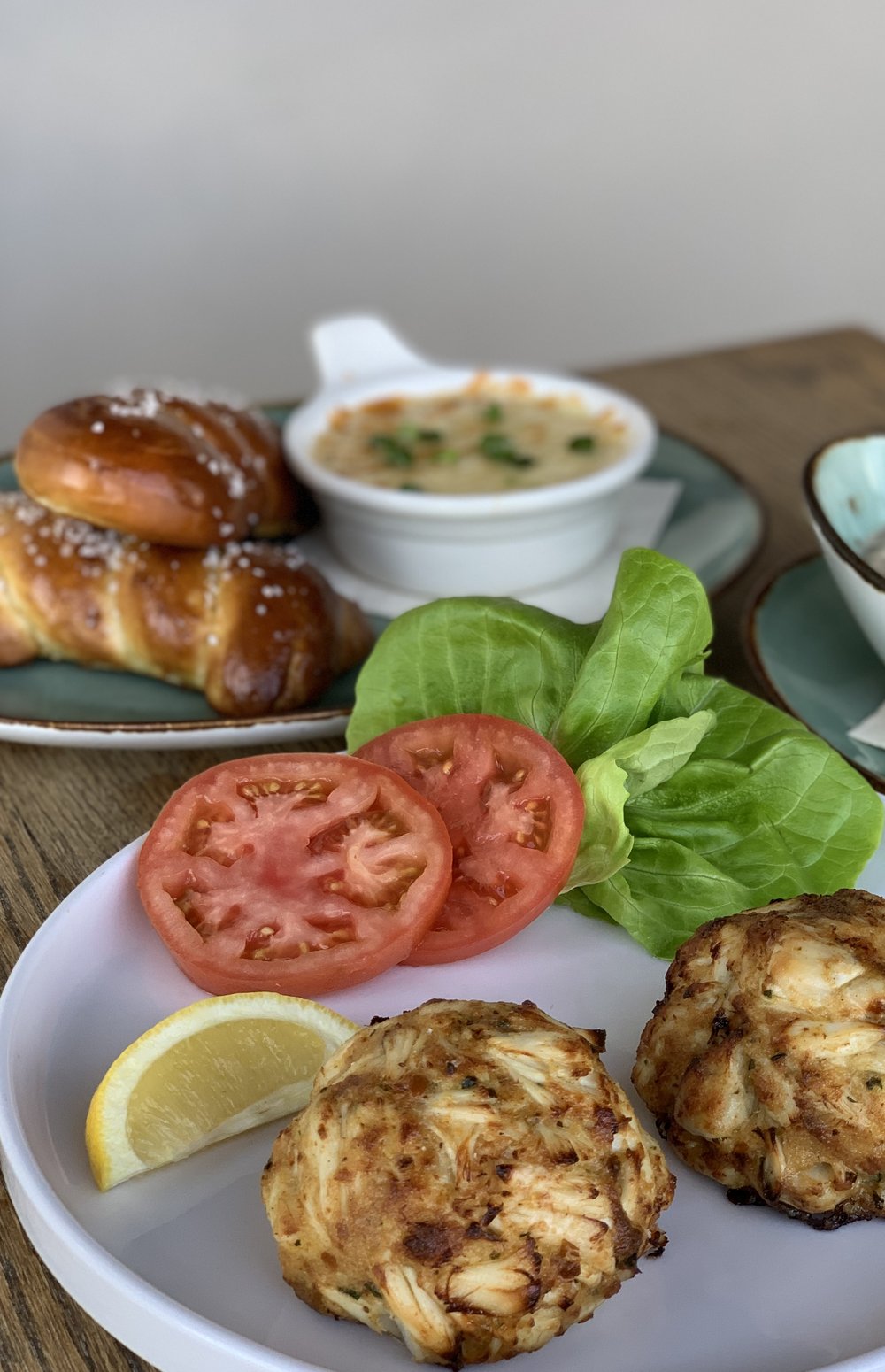 Room for two? Save space for our favourite duo: the Jumbo Lump Crab Cakes.  Two East coast-inspired crab cakes, served with a fresh fennel…