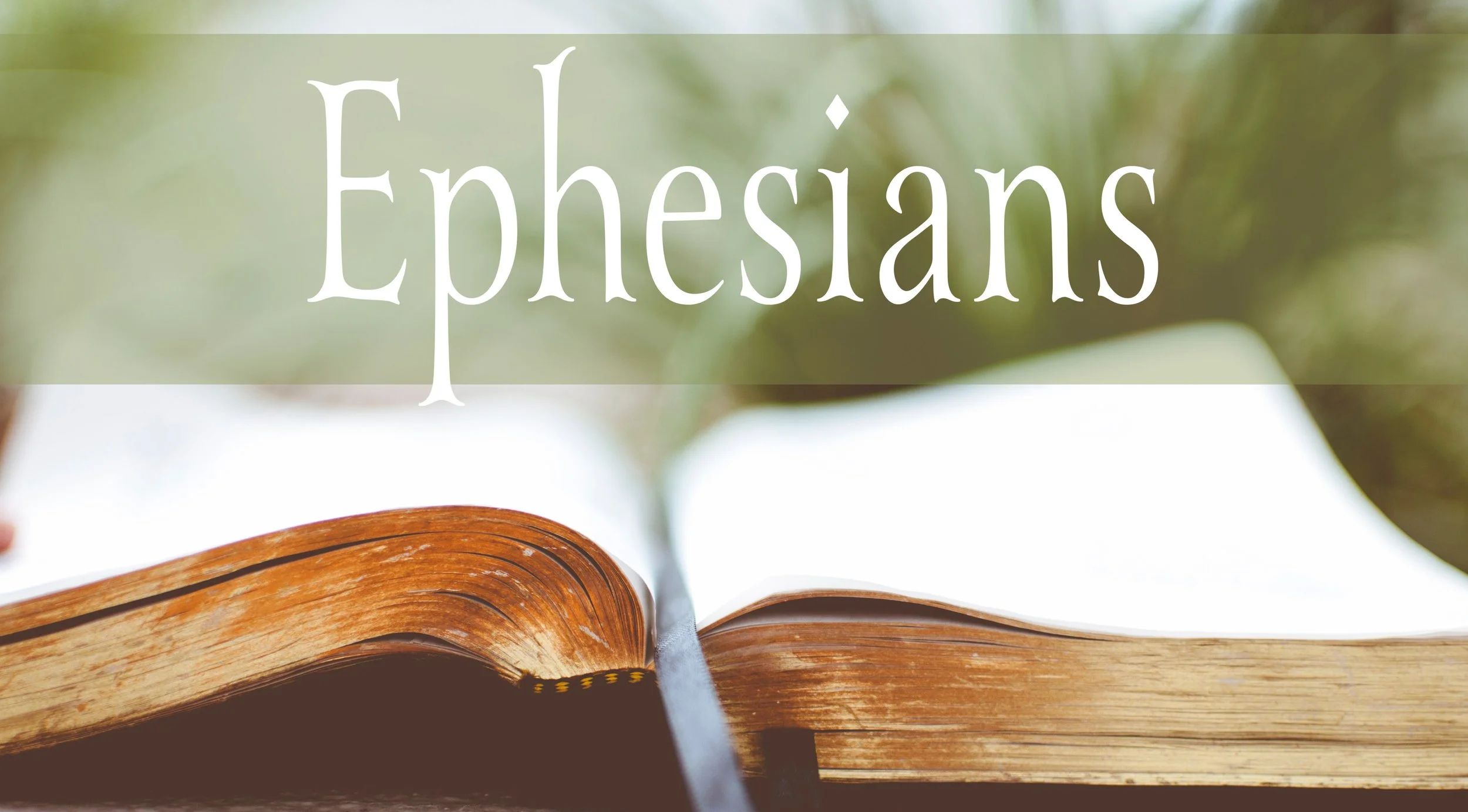 Sunday Morning Adult Bible Study - Paul’s Letter to the Ephesians –﻿Chapters 4-6