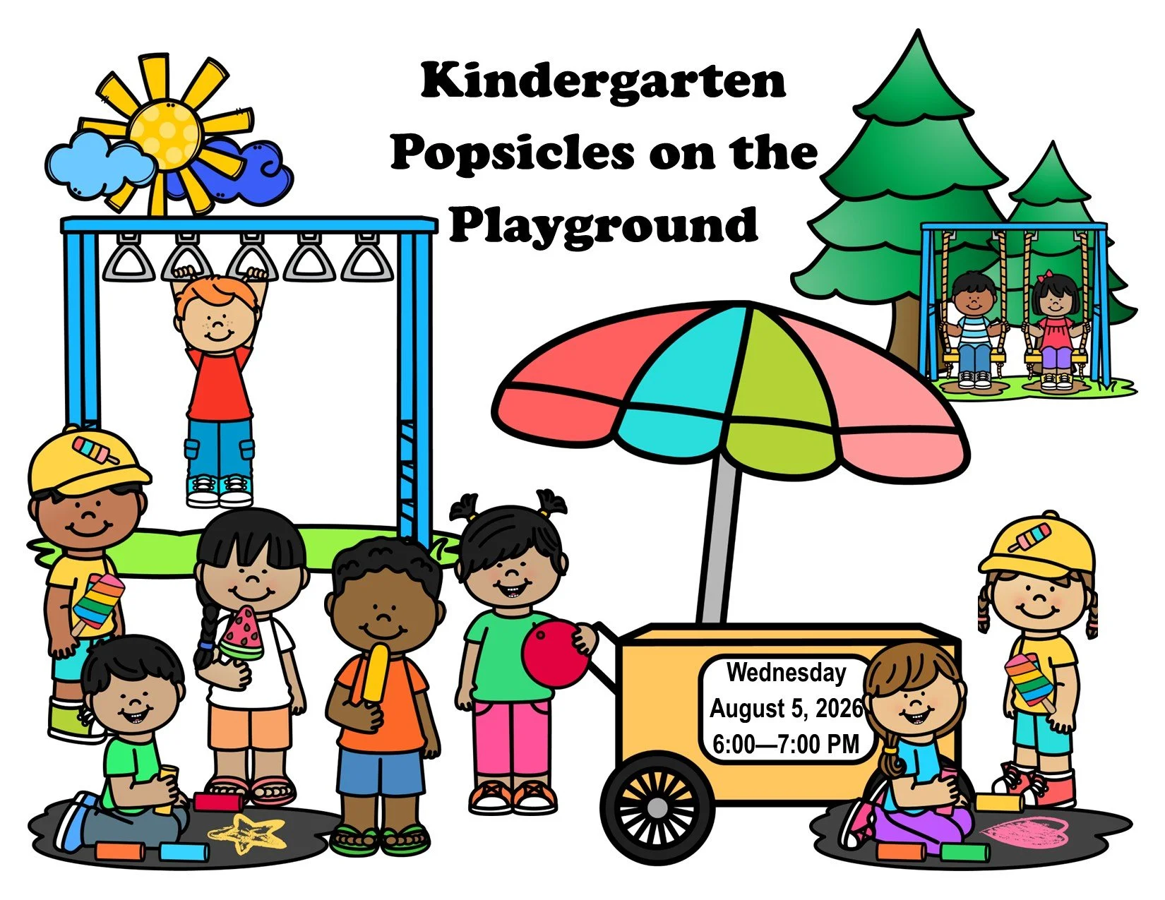 Popsicles on the Playground-Kindergarten