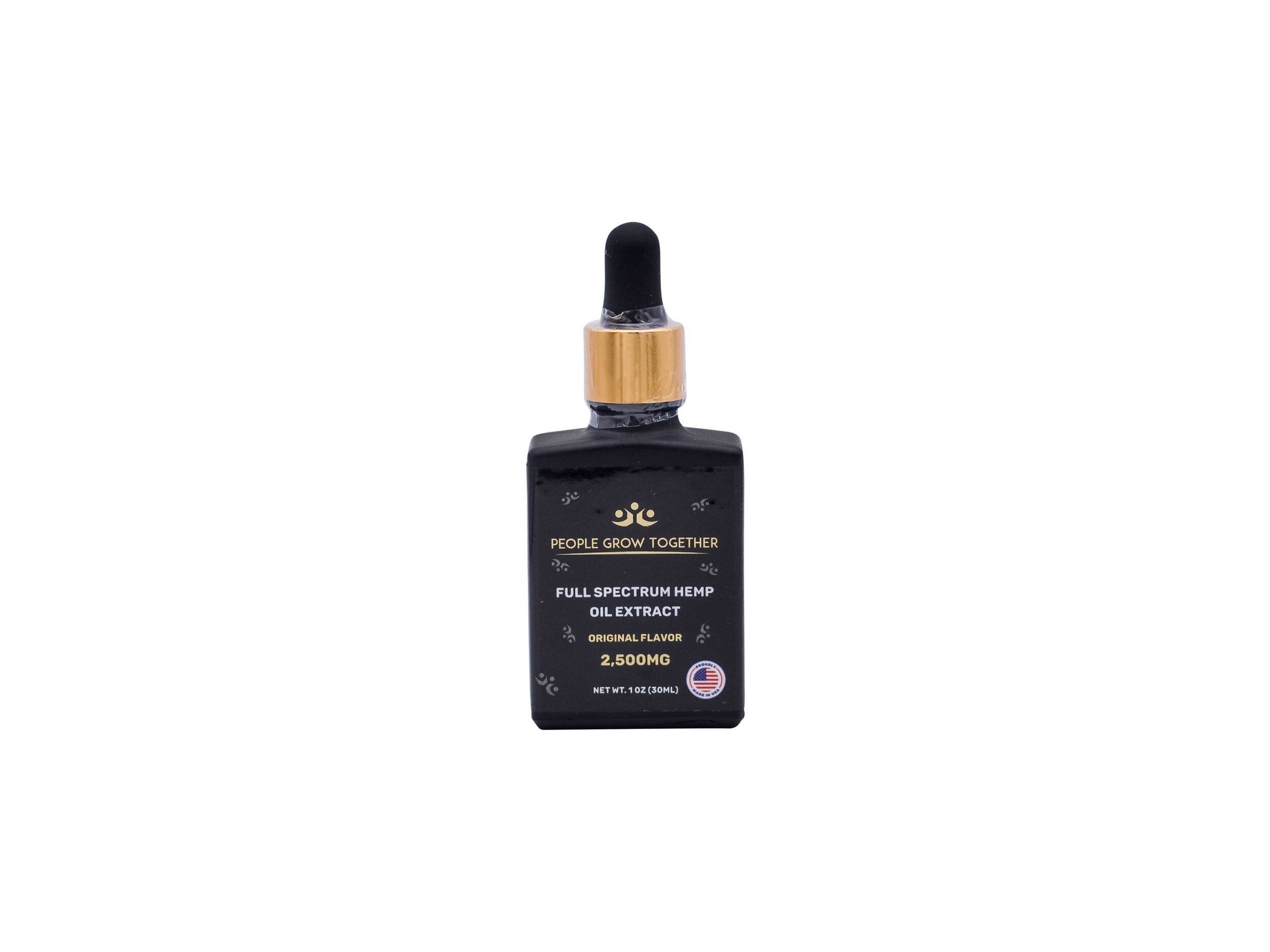 2,500mg Full Spectrum CBD/Hemp Extract Oil 30ml - original MCT coconut oil base $97.00