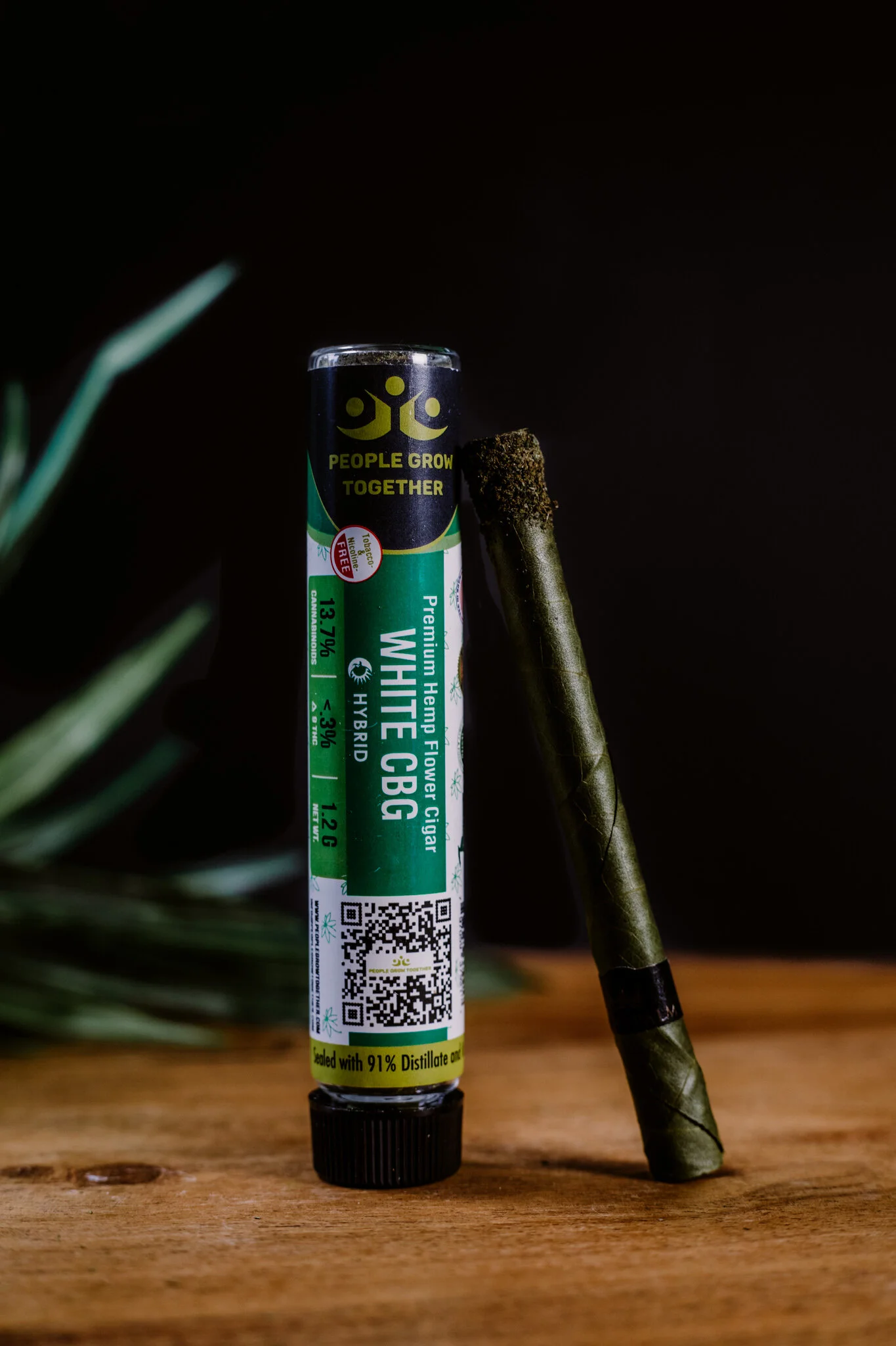 White CBG Pre-roll &amp; Cigar