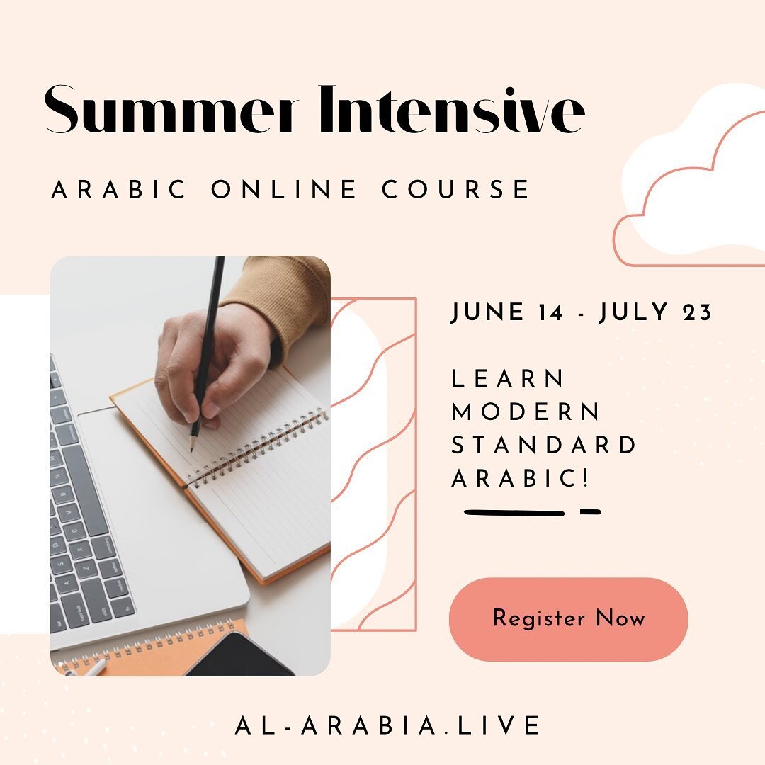 Get ready - we&rsquo;re teaching a new Modern Standard Arabic Intensive course, starting on June 14! 🧠✏️ 

This course is designed for students who are drawn to dive into the fascinating world of the Arabic language.

The Modern Standard version pro