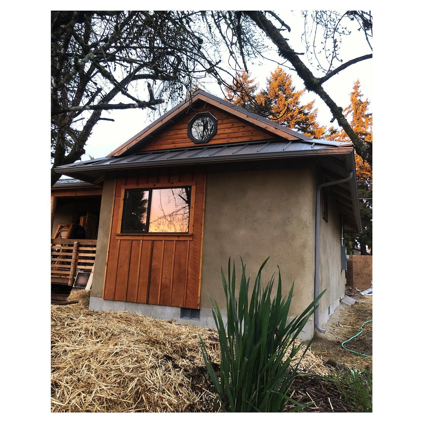 We&rsquo;re feeling focused and hopeful through this passing storm - spring is here and we&rsquo;re in the final stages building this Strawbale home.

We&rsquo;re grateful for our health and the work we have. And grateful for this moment to find clar