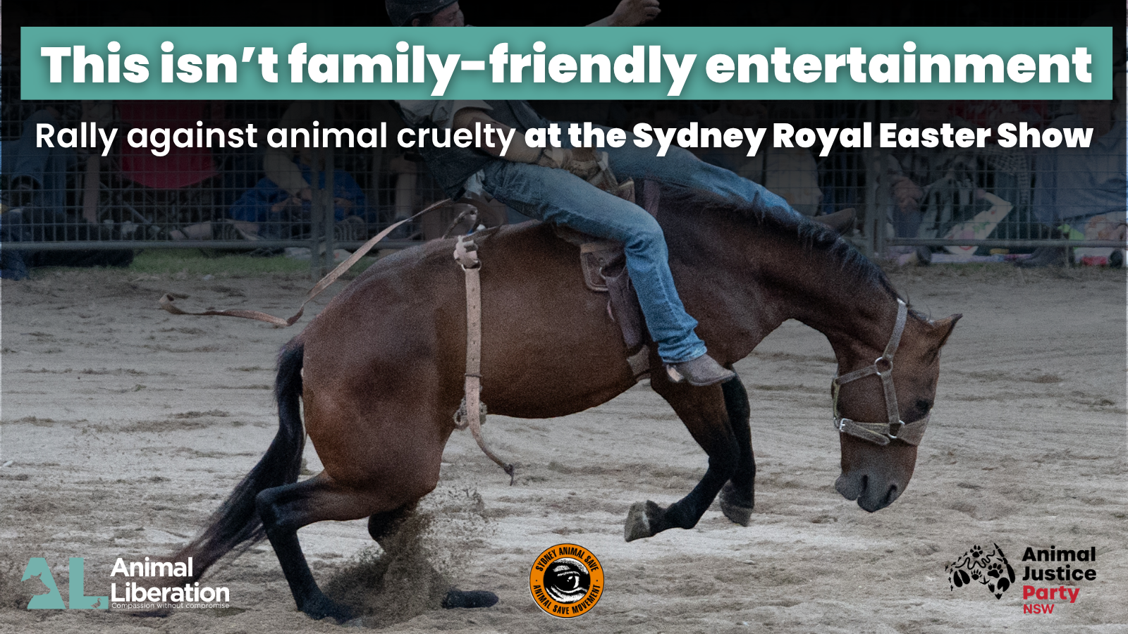 Rally for animals at the Sydney Royal Easter Show