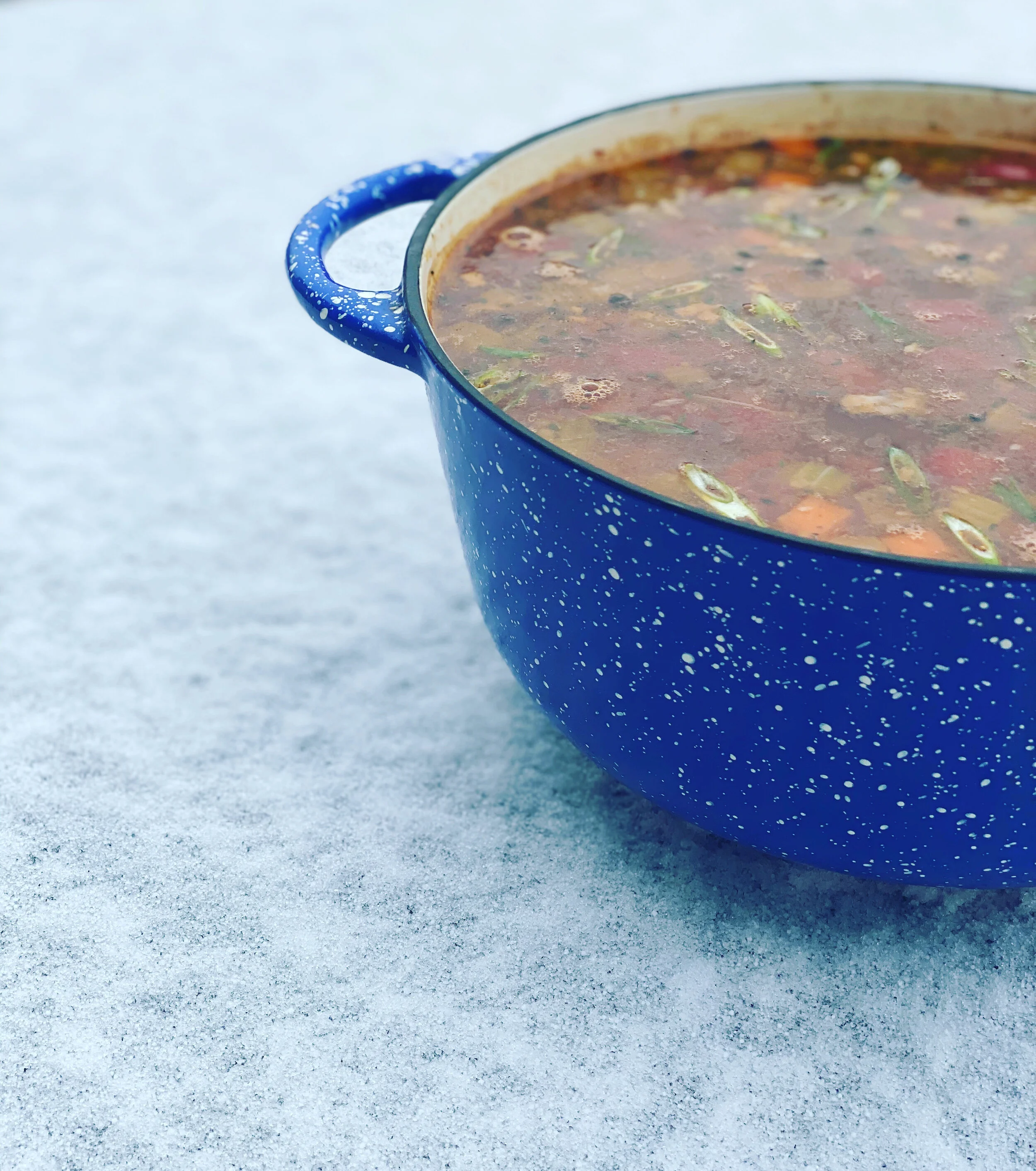 Smoked pork hock soup