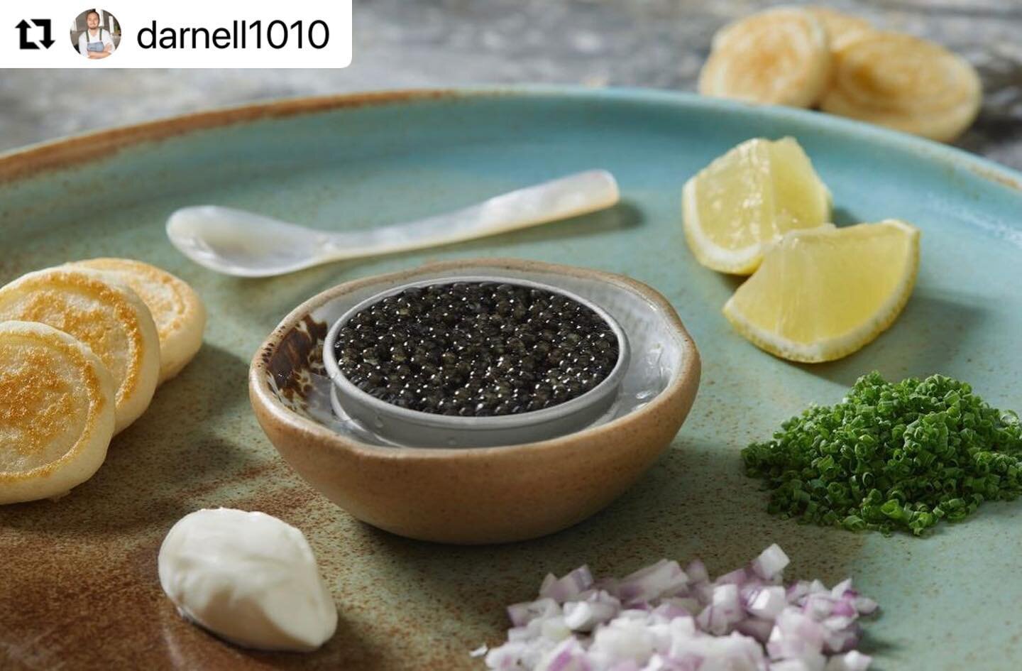 #Repost @darnell1010 with @use.repost
・・・
Canadian Sturgeon Caviar

#private #chef #fine #dining #luxury #upgrade #blinis #cremefraiche #alwaysavailable #caviarserviceathome 

📷 @ridgerockstudios 
🐟 @meta4foods