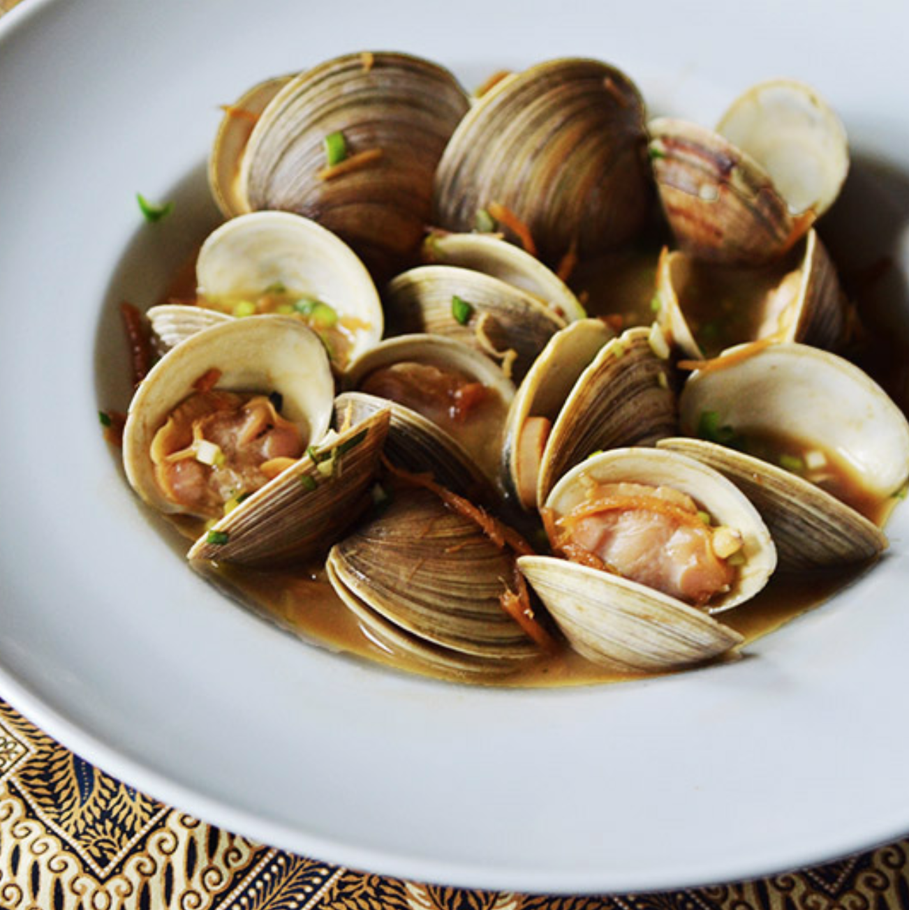 Manila Clams with Soy Butter — Sea Forager