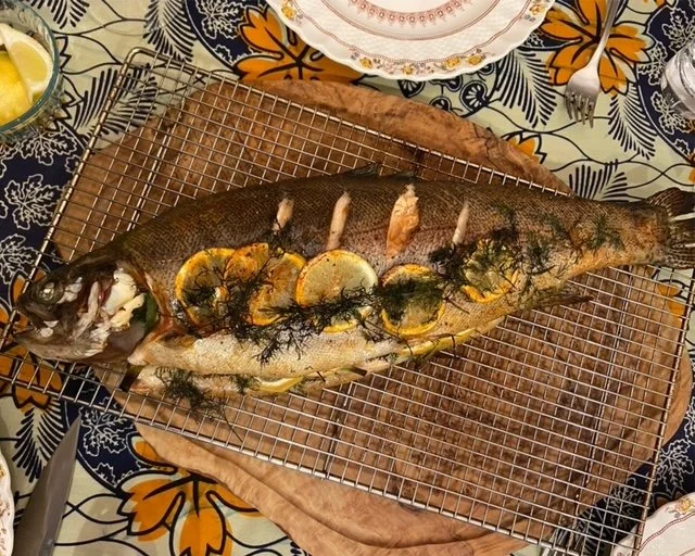 Baked Whole Trout With Lemon And Dill — Sea Forager