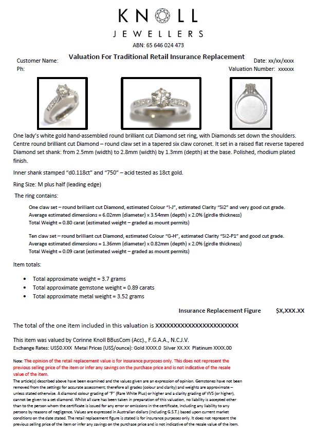 About 1 — Knoll Jewellers