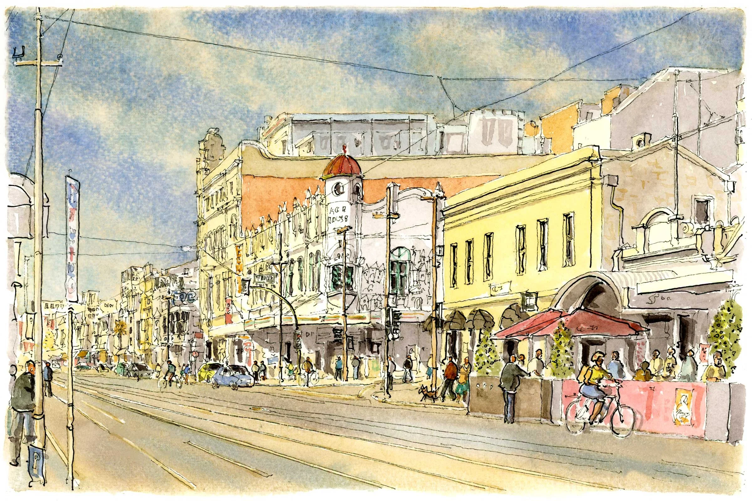 corner of Brunswick and Johnston street, Fitzroy