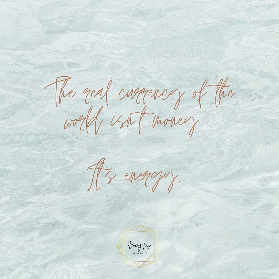 The real currency of the world isn&rsquo;t money, it&rsquo;s energy 🤎

#motivationalquoteoftheday #spirituallifecoach #mentorshipprogram #energyhealings #shire