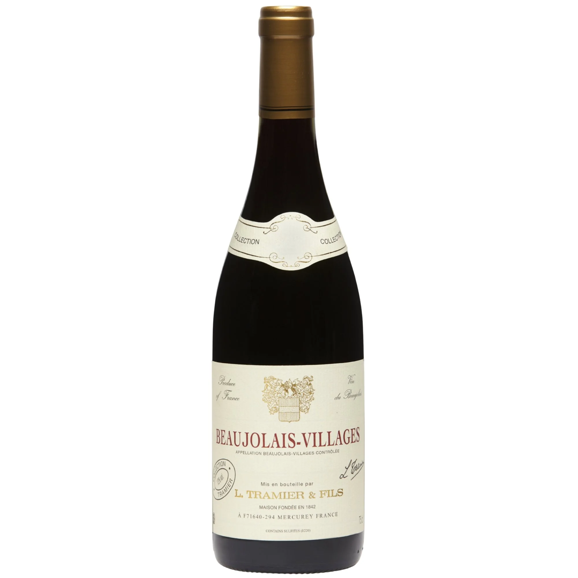 Tramier Beaujolais-Villages Red, AOP Beaujolais-Villages, 750mL