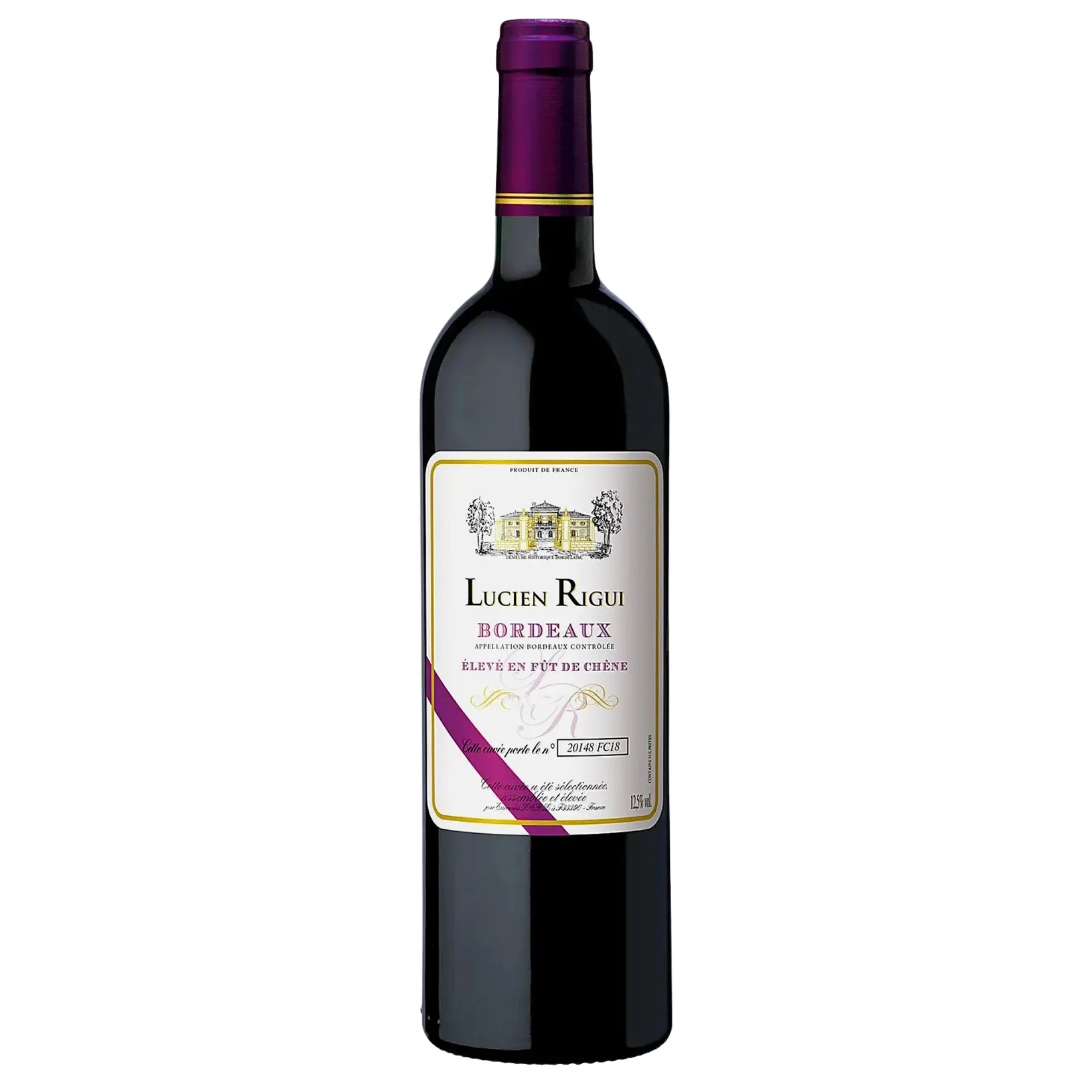 Lucien Rigui Bordeaux Rouge, AOC Bordeaux, 750mL