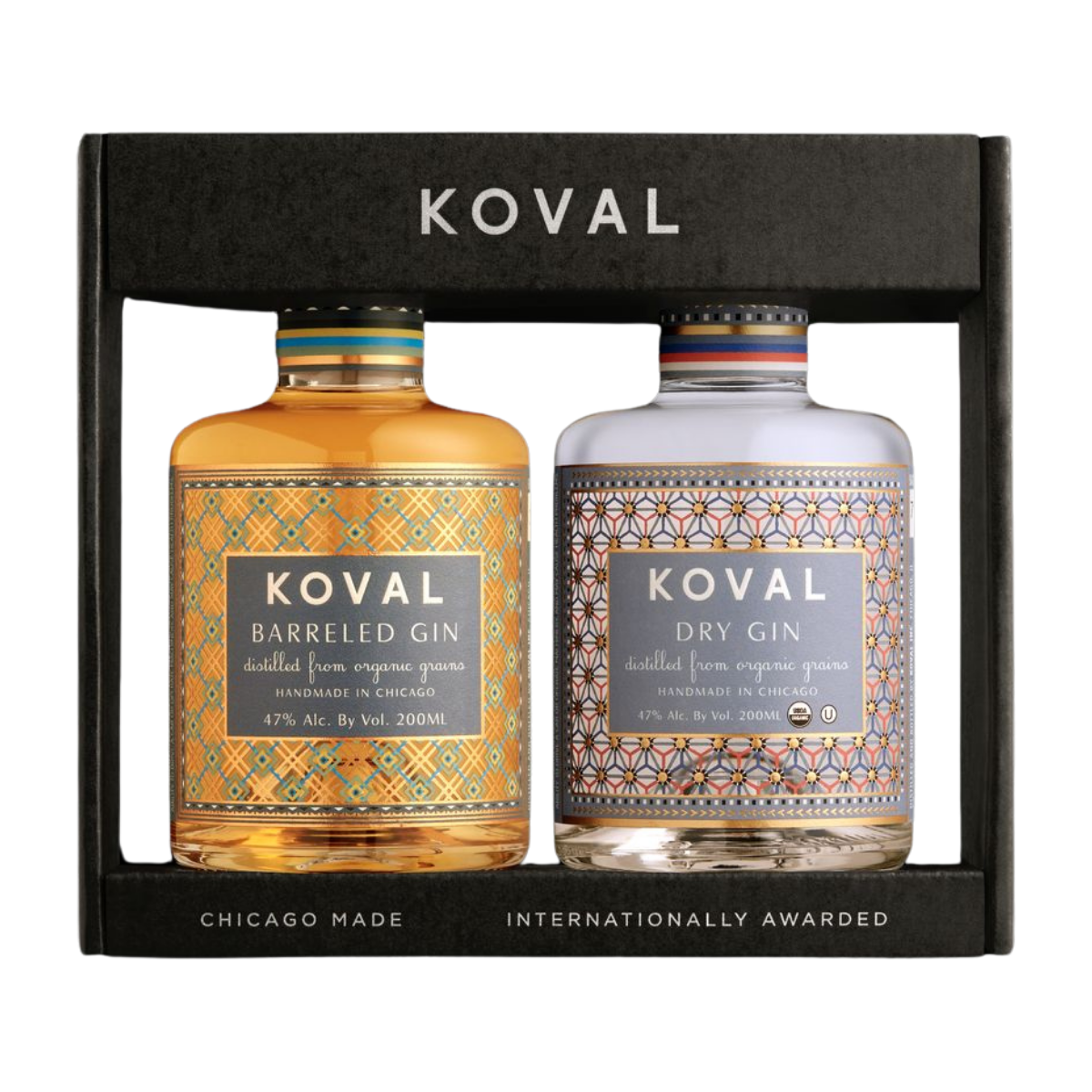 KOVAL Gin Gift 2 Pack, 2x200ml
