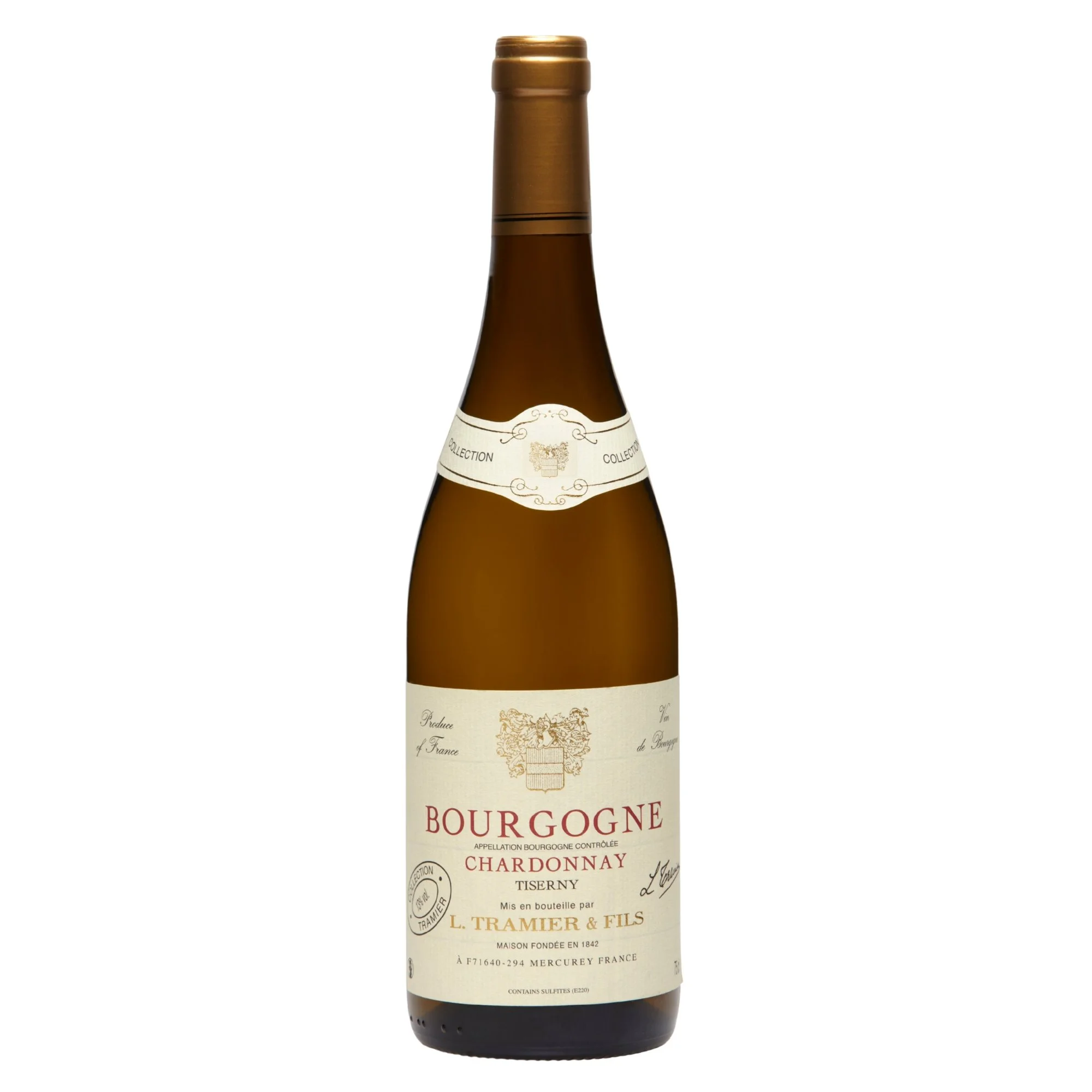 Tramier Tiserny Chardonnay, AOP Bourgogne, 750mL