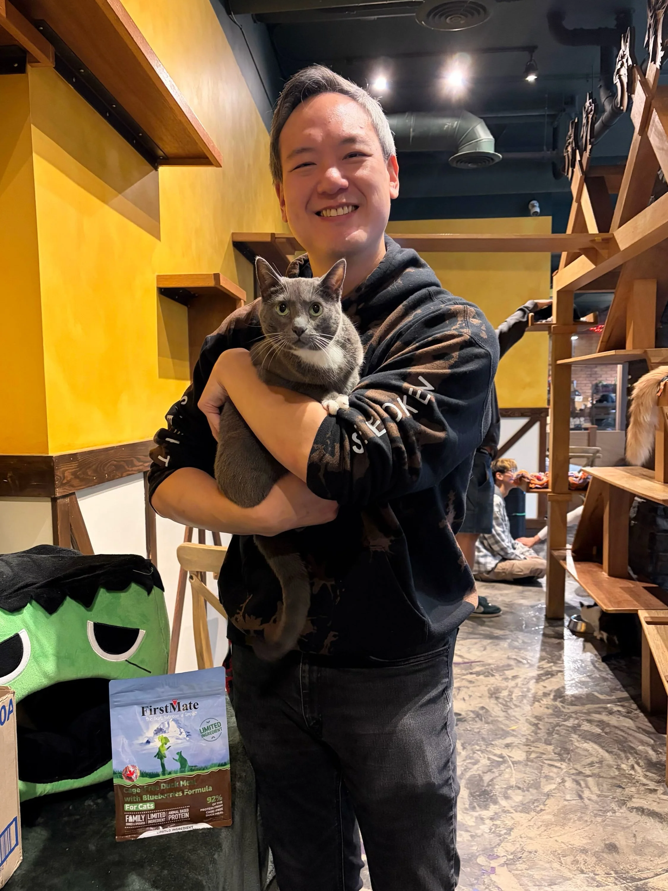 Congrats to our sweetheart Stella on finding her furever home! 😻💚 #meowstella #adopted #adoptdontshop