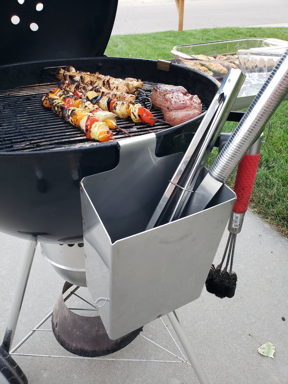 Weber Grill Single Side Pocket for Cooking Utensils - Grilling