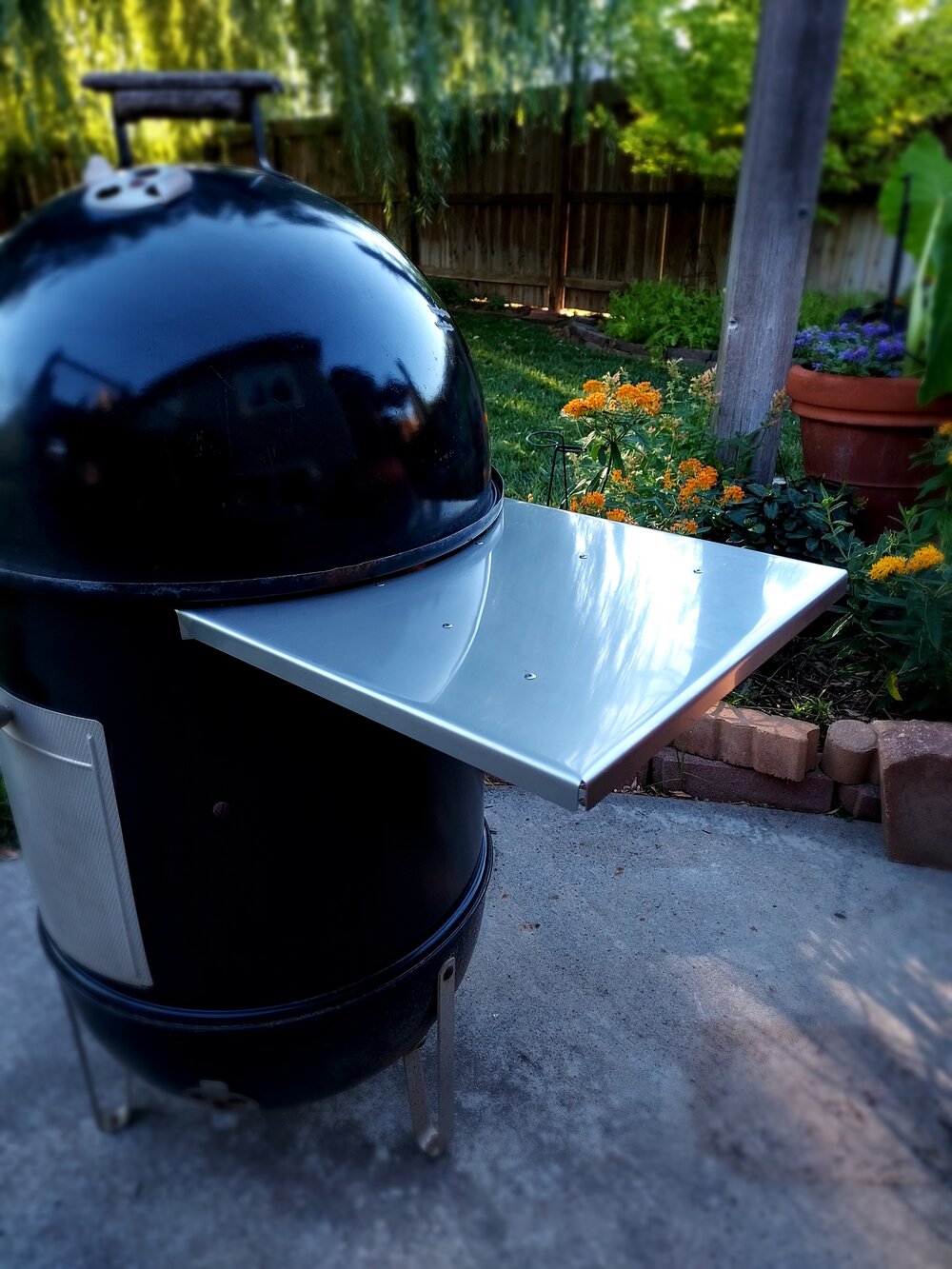 Weber Smokey Mountain Side Table Tray — Heat Beacon Designs