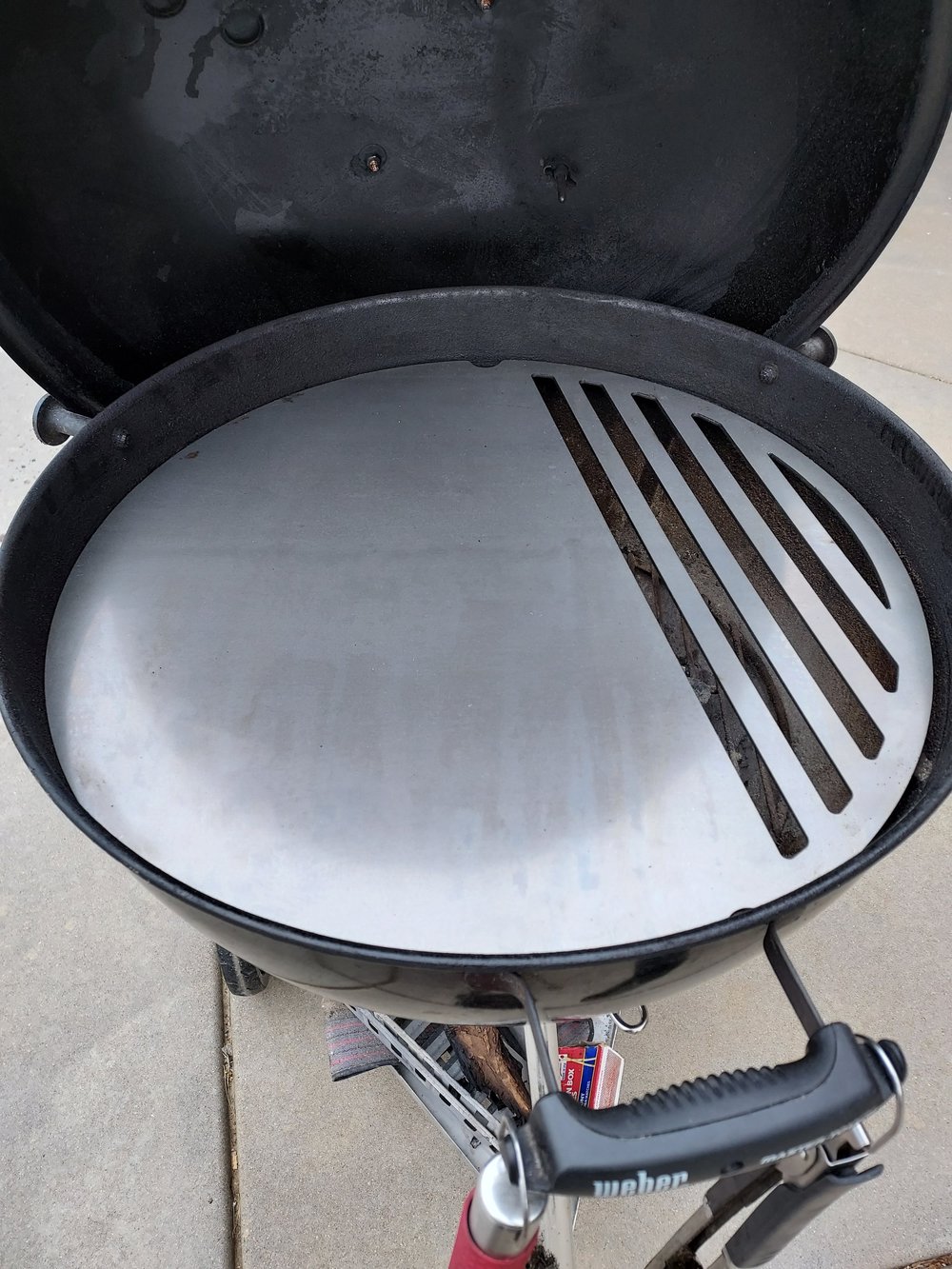 Weber Kettle Griddle Plate Griddle and Sear — Heat Beacon Designs