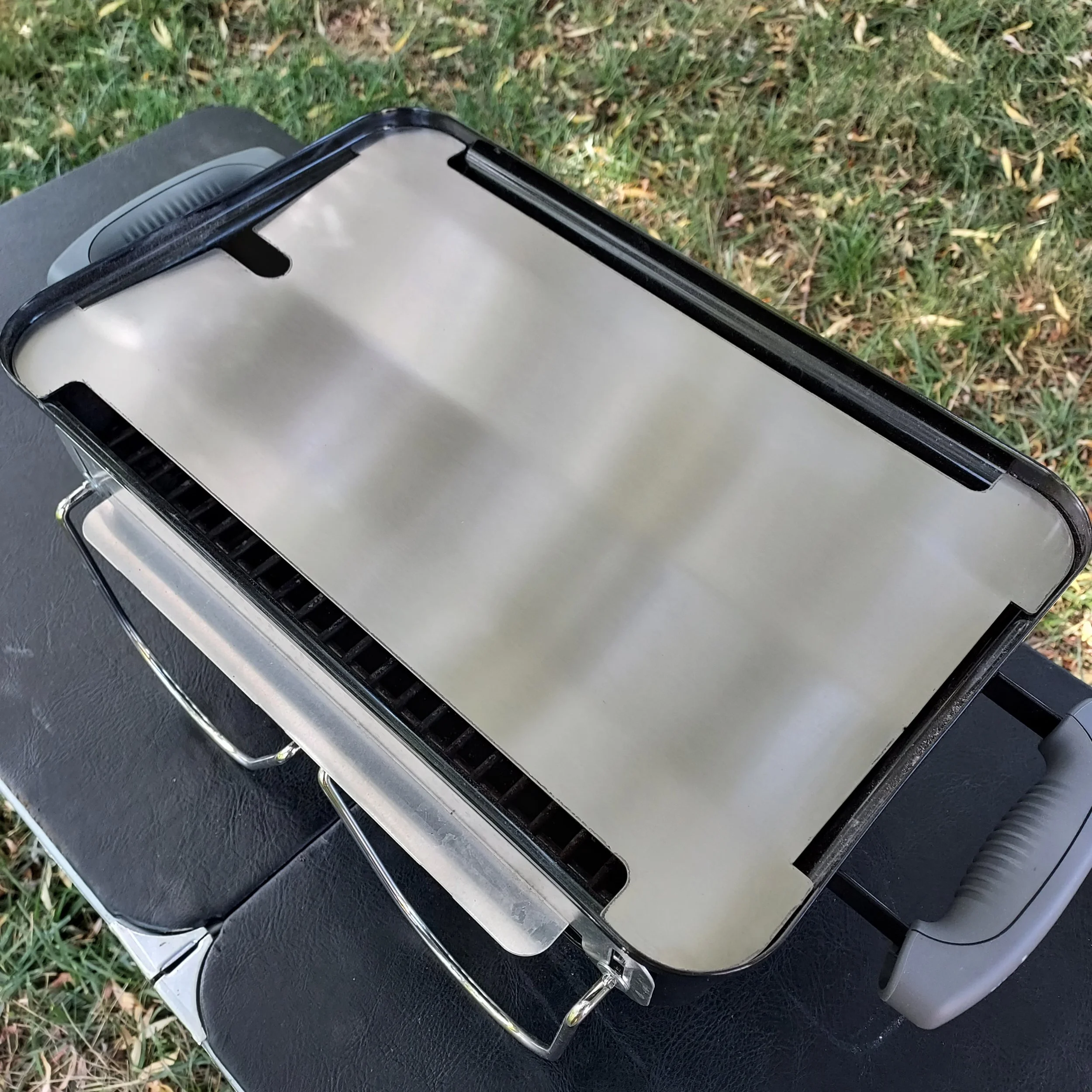 Weber Rear Shield Weber Go Anywhere Heat Deflector and Drip Shield for Weber GA — Heat ...