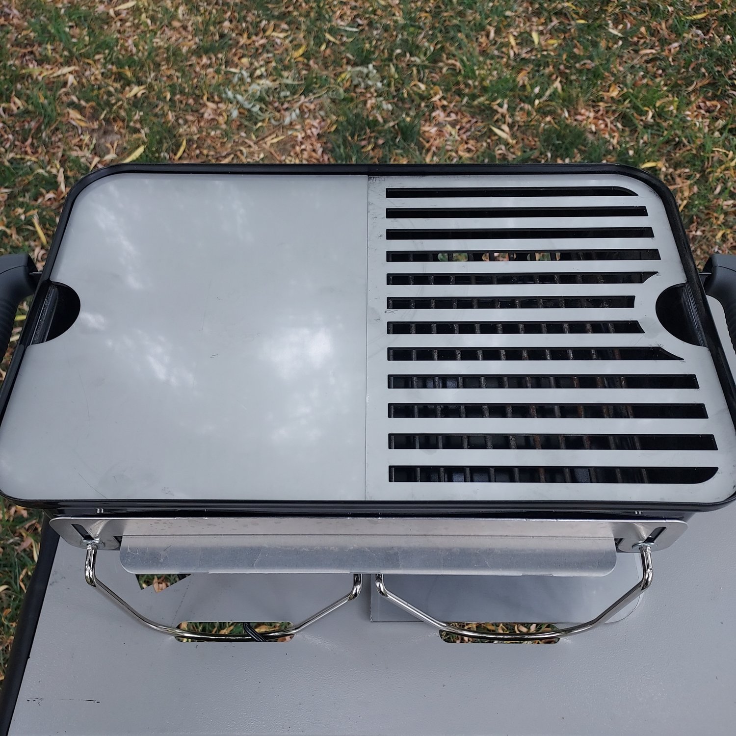 Værdiløs officiel Datter Griddle and Grill Plate for Weber Go Anywhere WGA Stainless Steel Heavy  Duty — Heat Beacon Designs