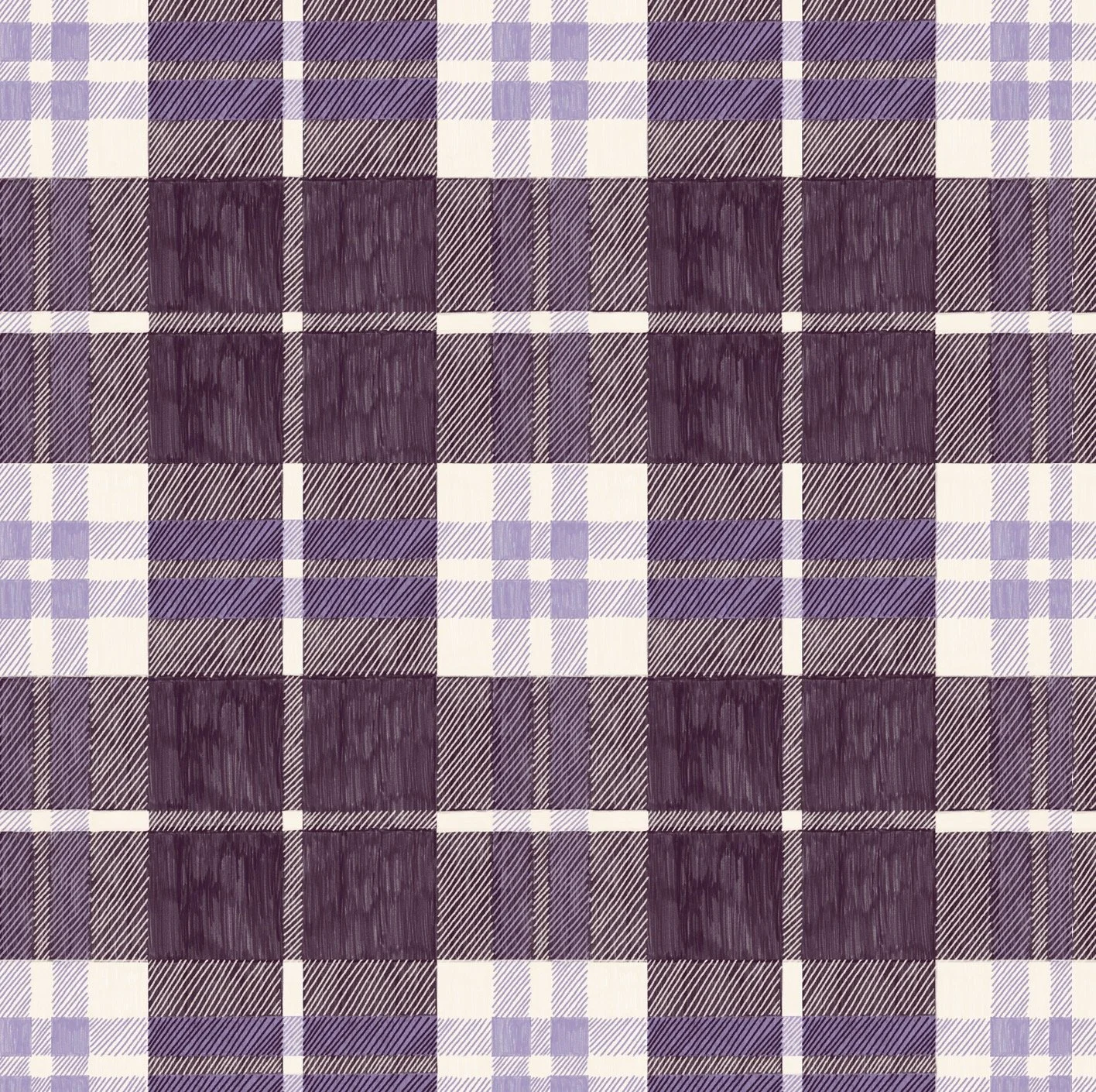 Hand Drawn Plaid