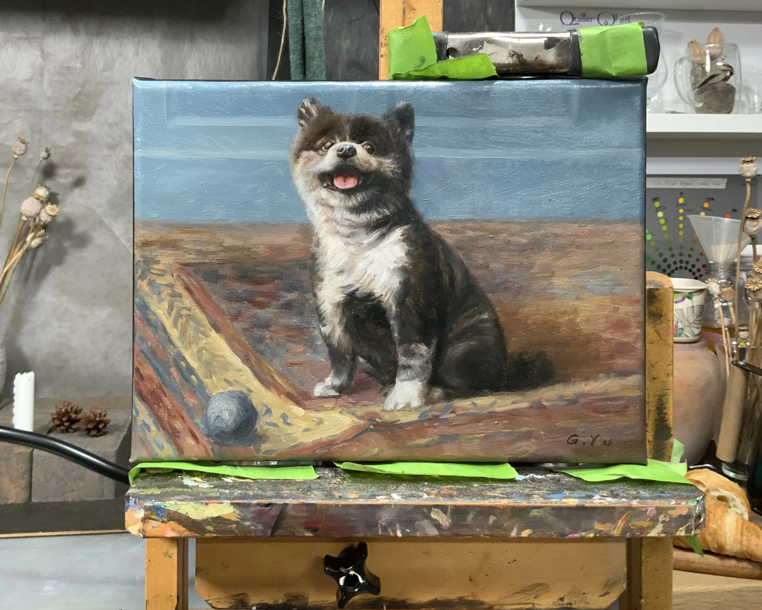Dog Commission, 9 x 12 in. 
