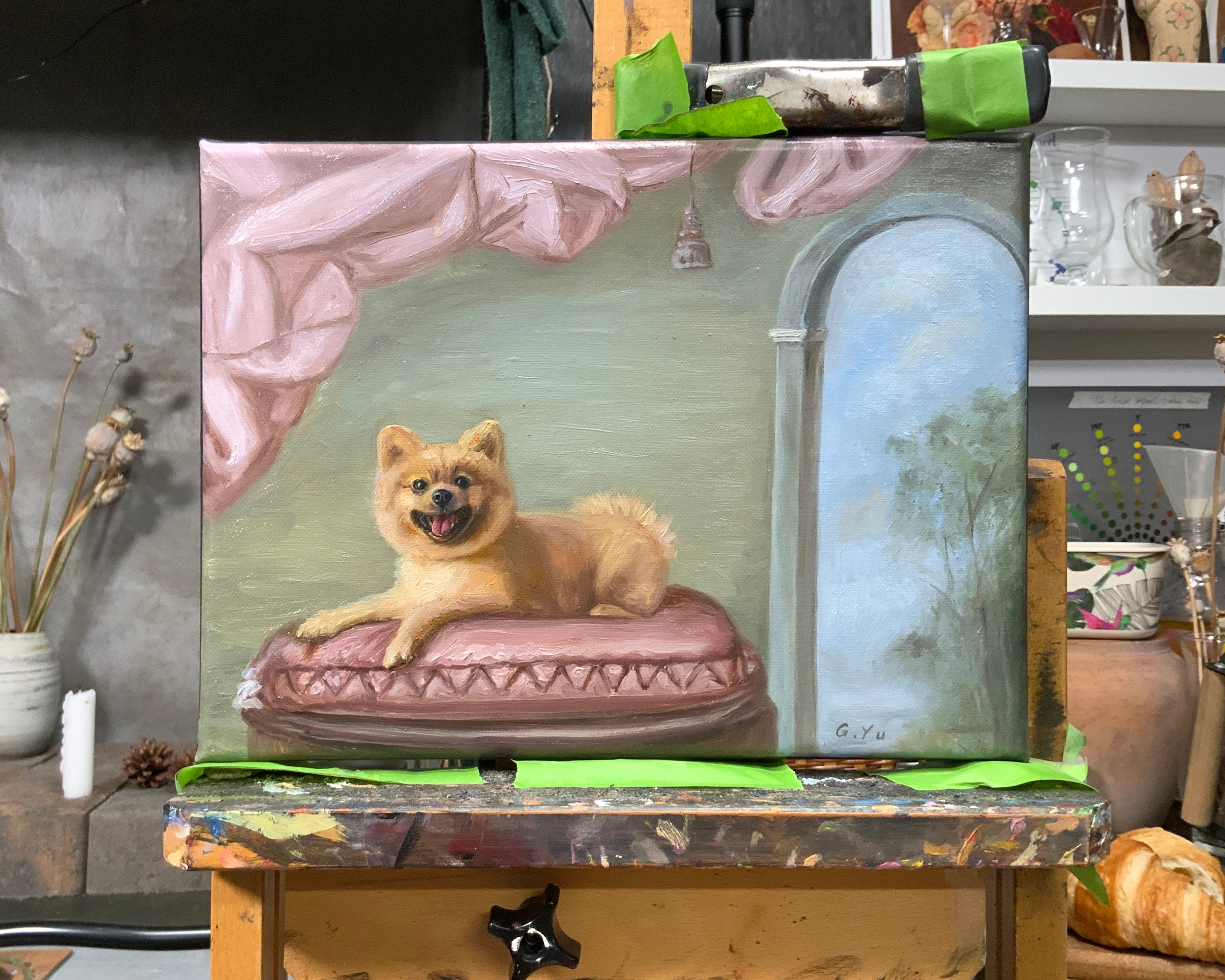 Dog Commission, 9 x 12 in. 