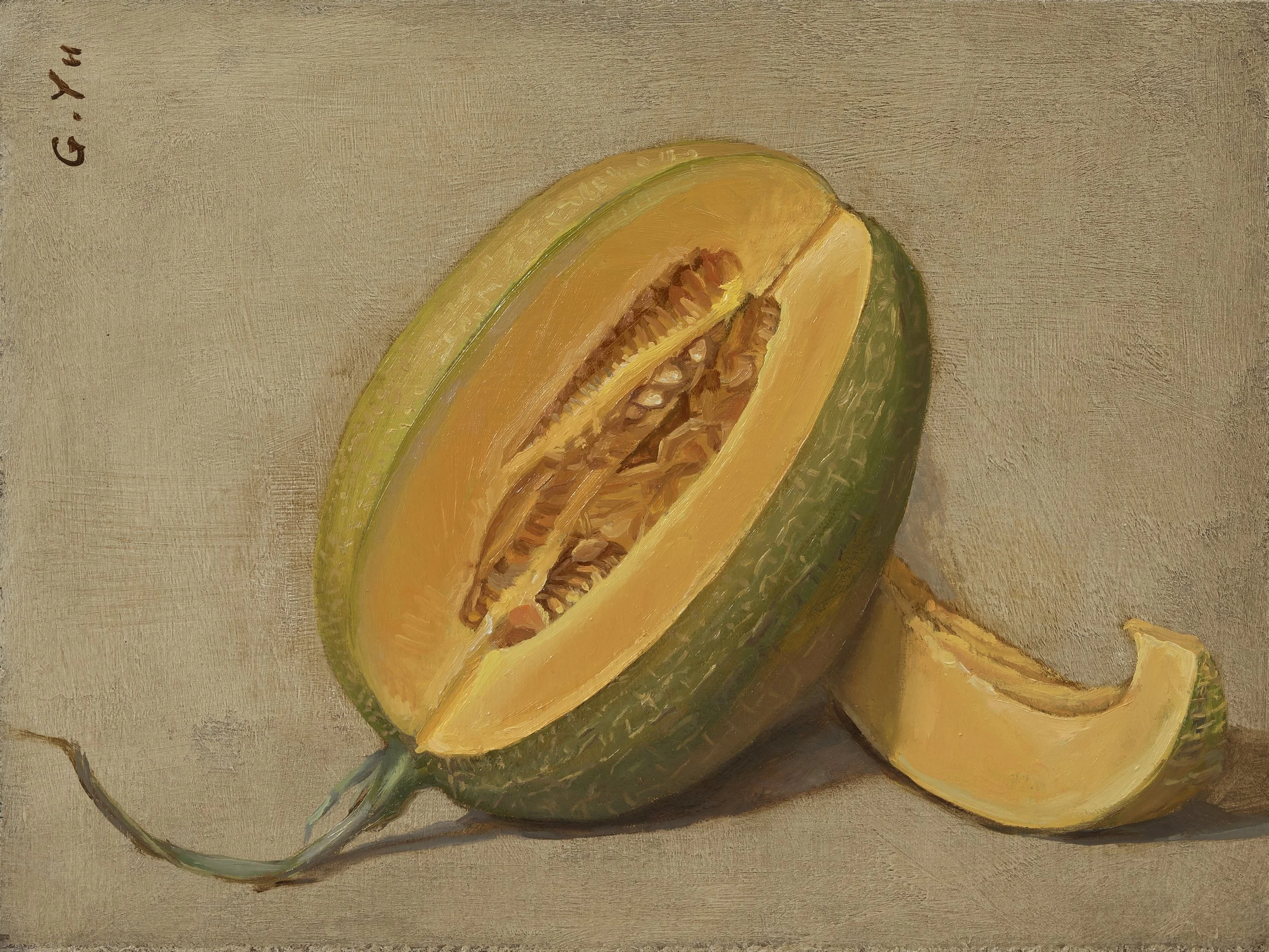 Cantaloupe, 9x12 inch