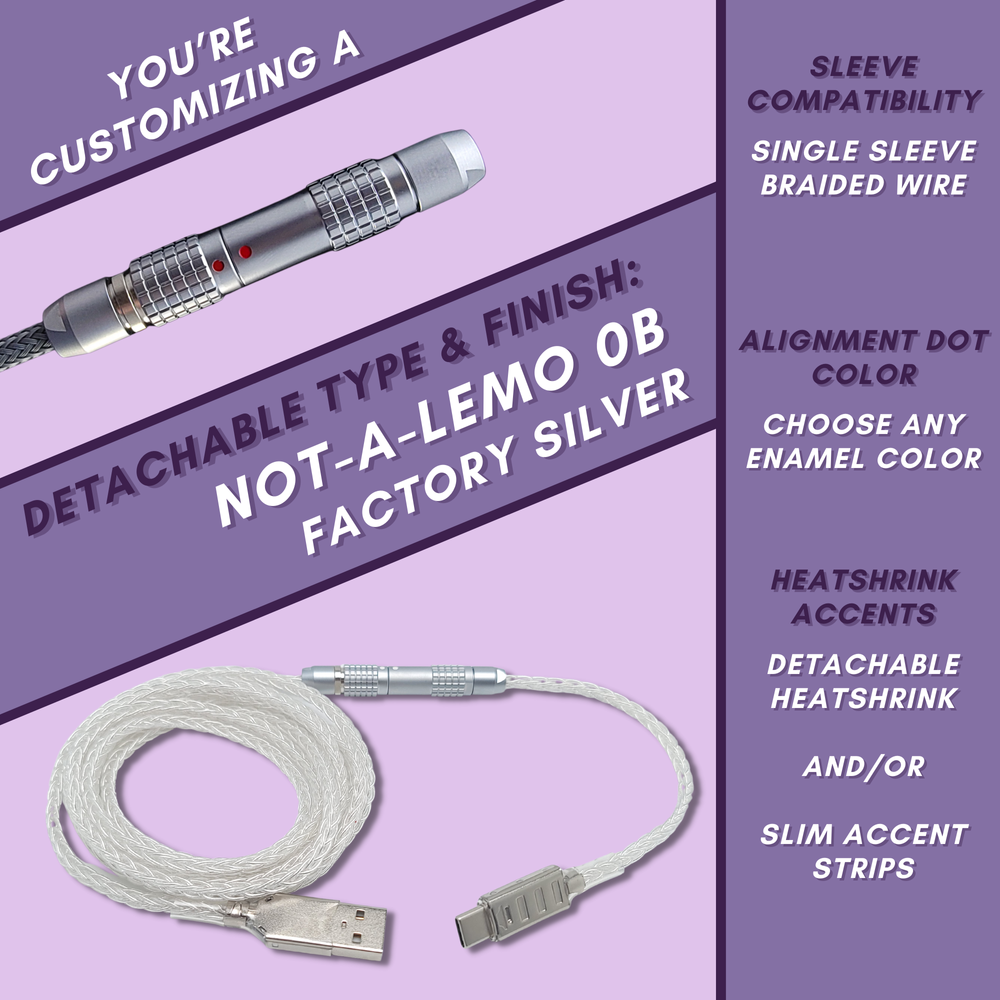 Custom Non-Detachable USB Keyboard Cable