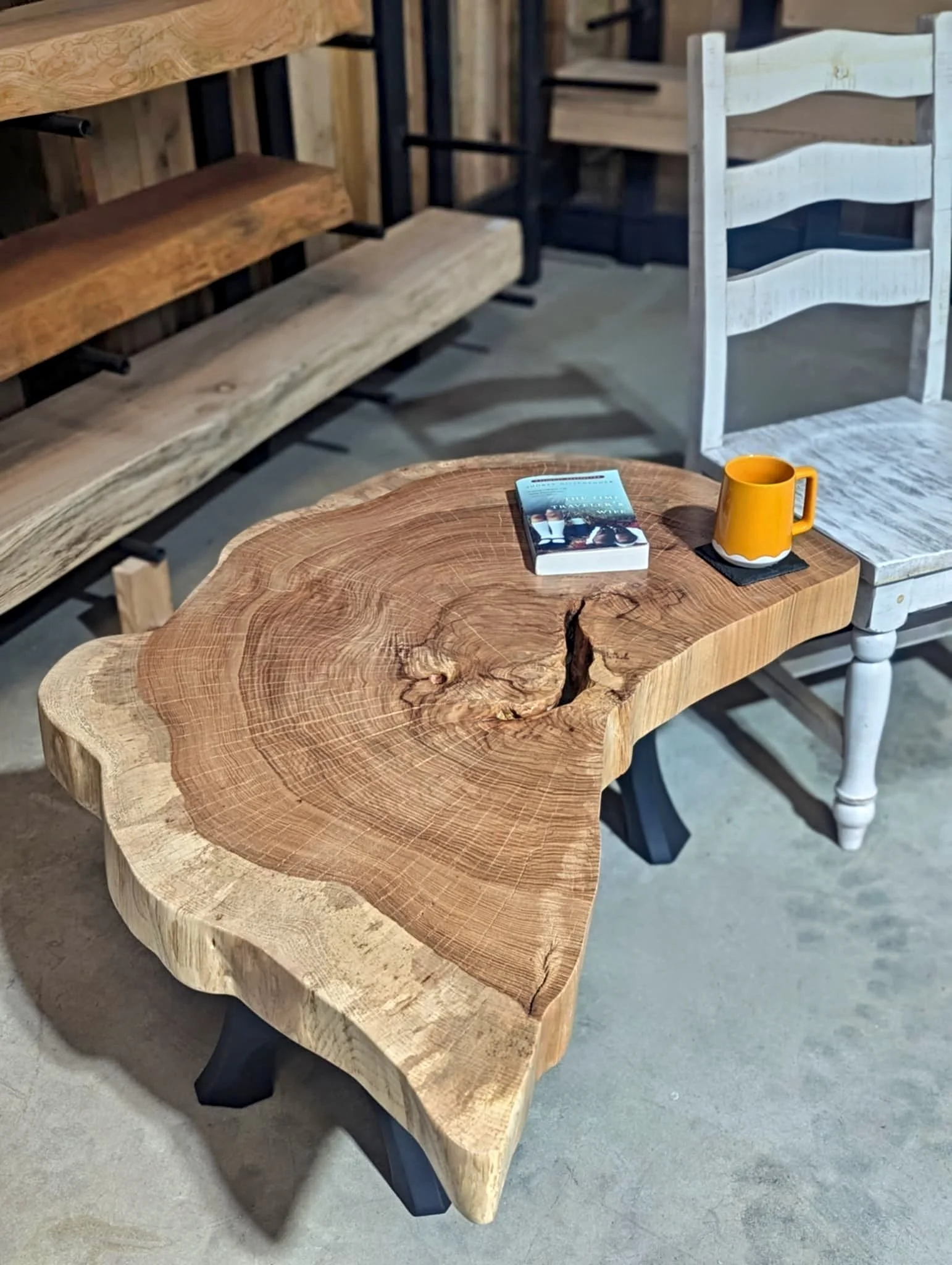 Pecan Coffee Table from historic pecan tree in Central TN.