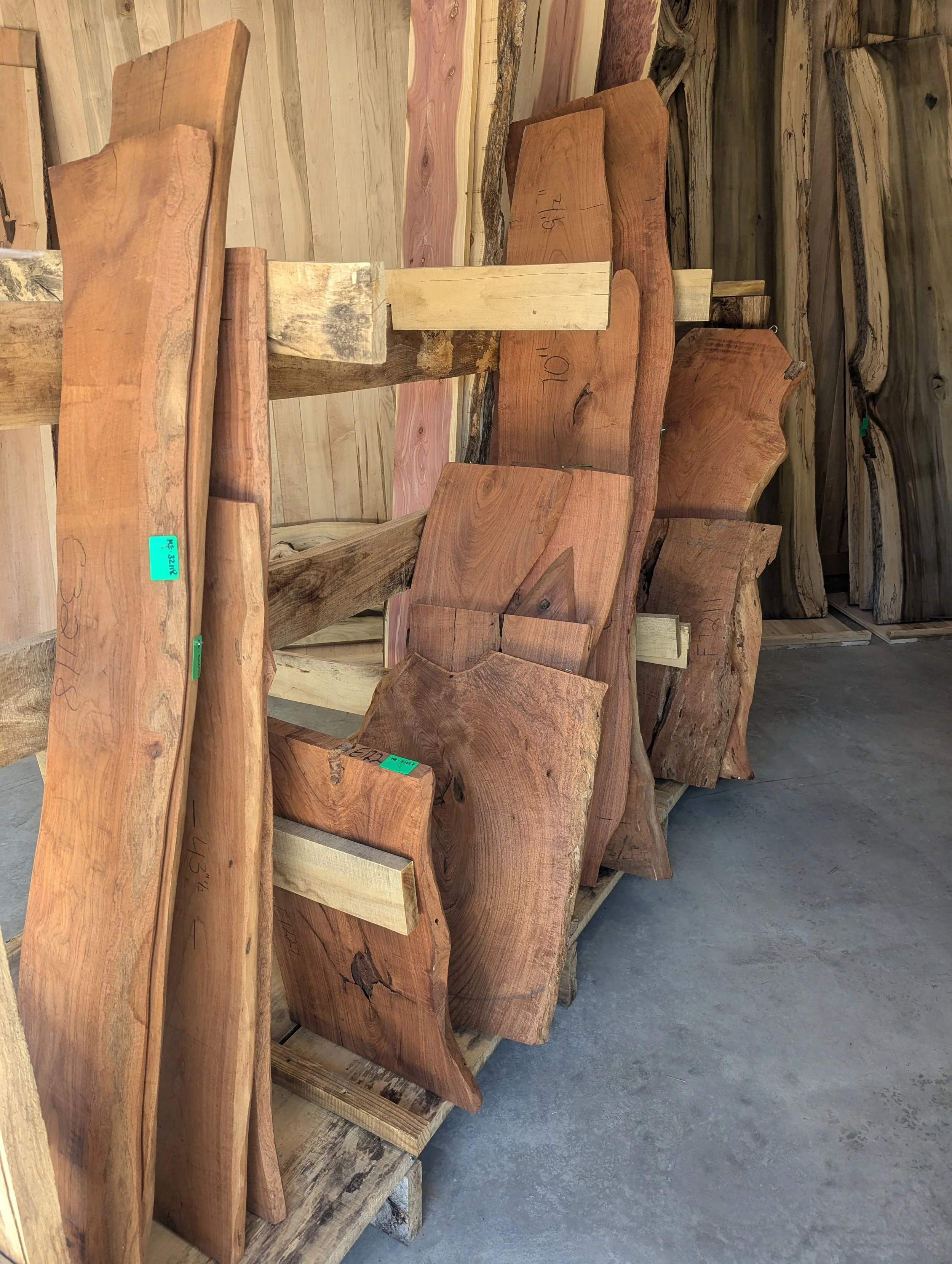Mesquite slabs